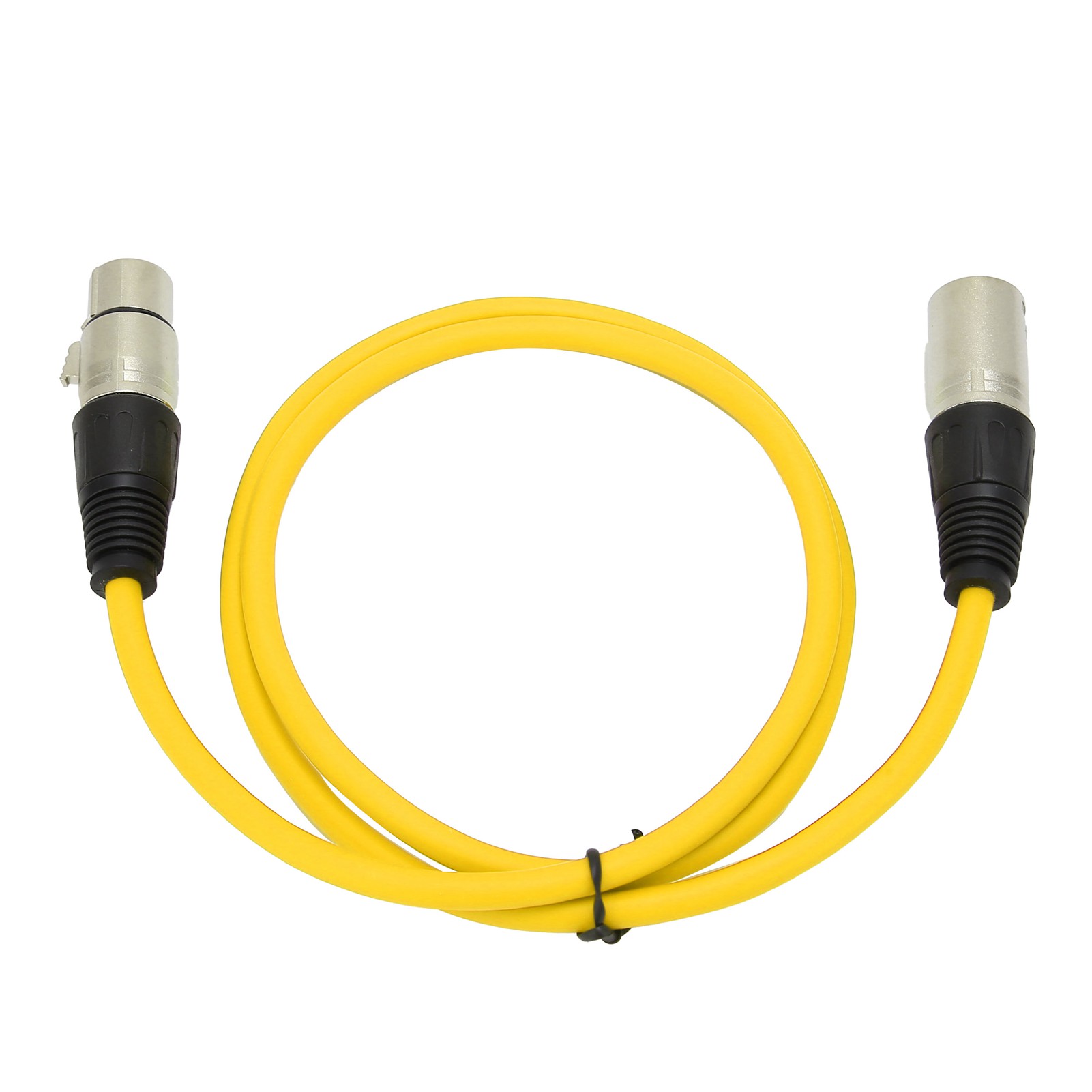 3-poliges Mikrofonkabel (stecker Auf Buchse), Robuster Audioadapter Für Mikrofone, Gelb