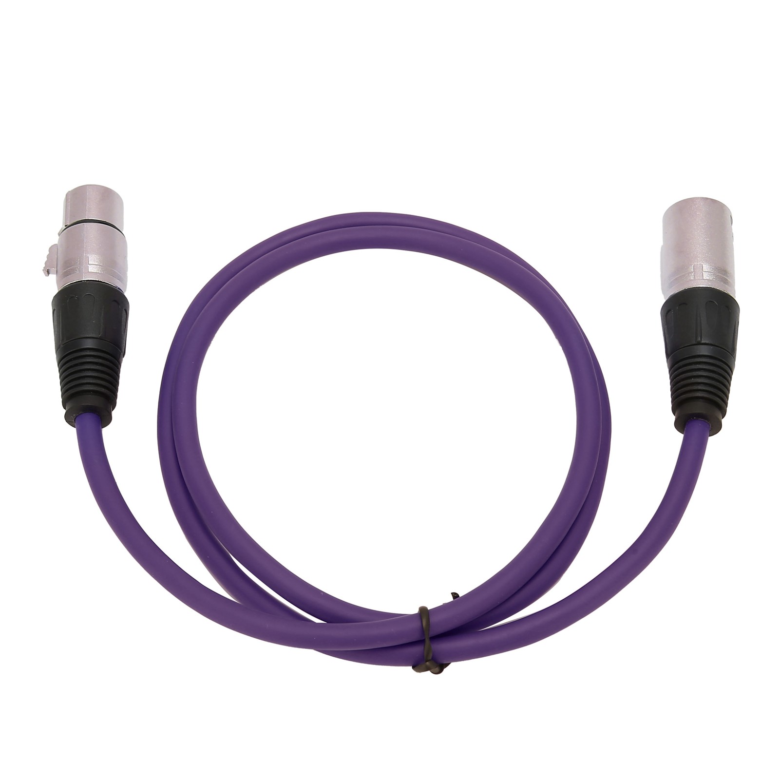 3-poliges Mikrofonkabel (stecker Auf Buchse), Robuster Audioadapter Für Mikrofone, Lila