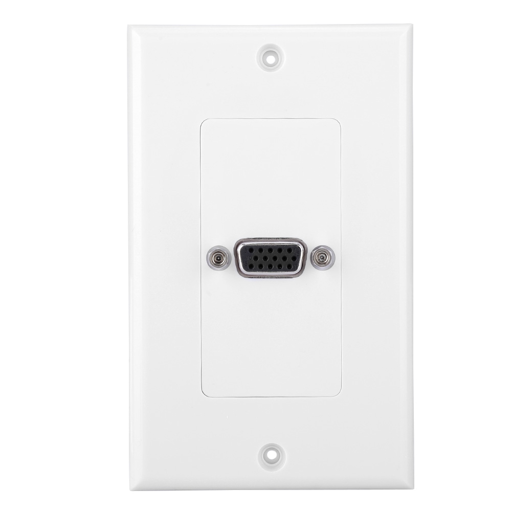 Vga-wandsteckdose, Wandadapter, Abs-material