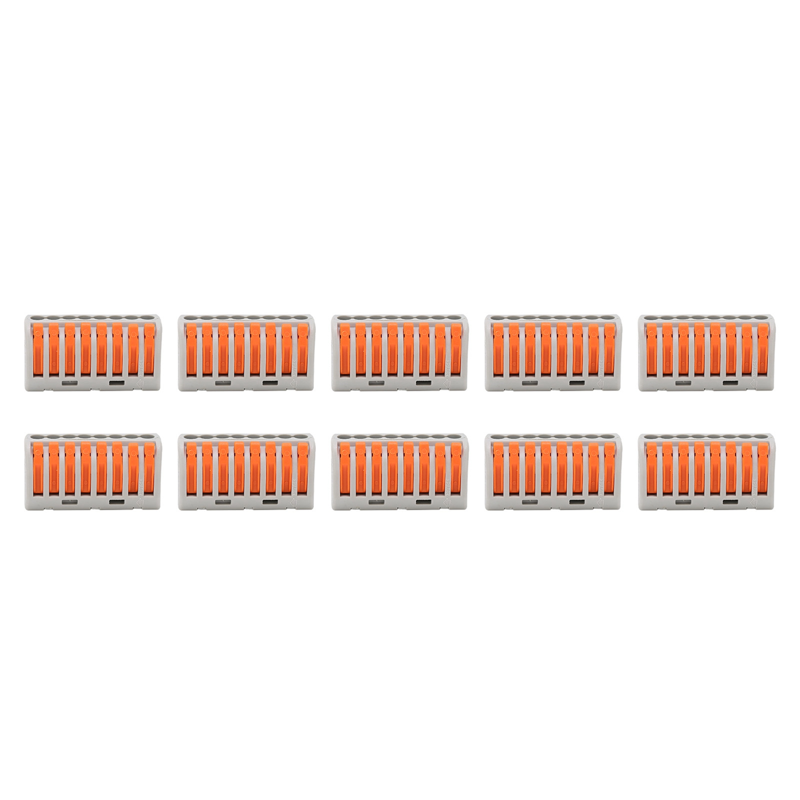 Packung Mit 10 Crimp-kabelschuhen Für Starre Und Flexible Kabel, Schnellverbinder Für Leiterdrähte, Pct218