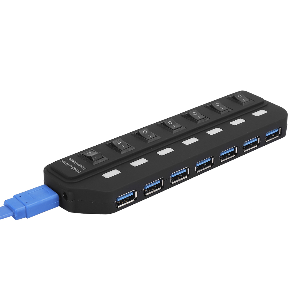 Bevel 7-in-1 Multi-connector Usb 3.0 Dockingstation Mit 5 Gbit/s Switch Für Windows Xp/vista