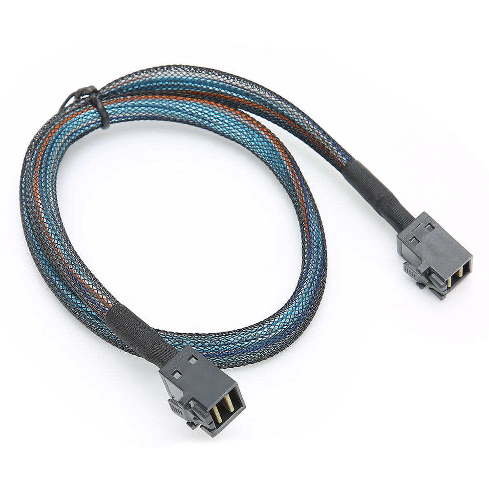 Sff-8643 Auf Sff8643 H0106 Mini Sas Integrated Hd36p Server-datenadapterkabel, Nylon-geflechtmantel (1 Meter)