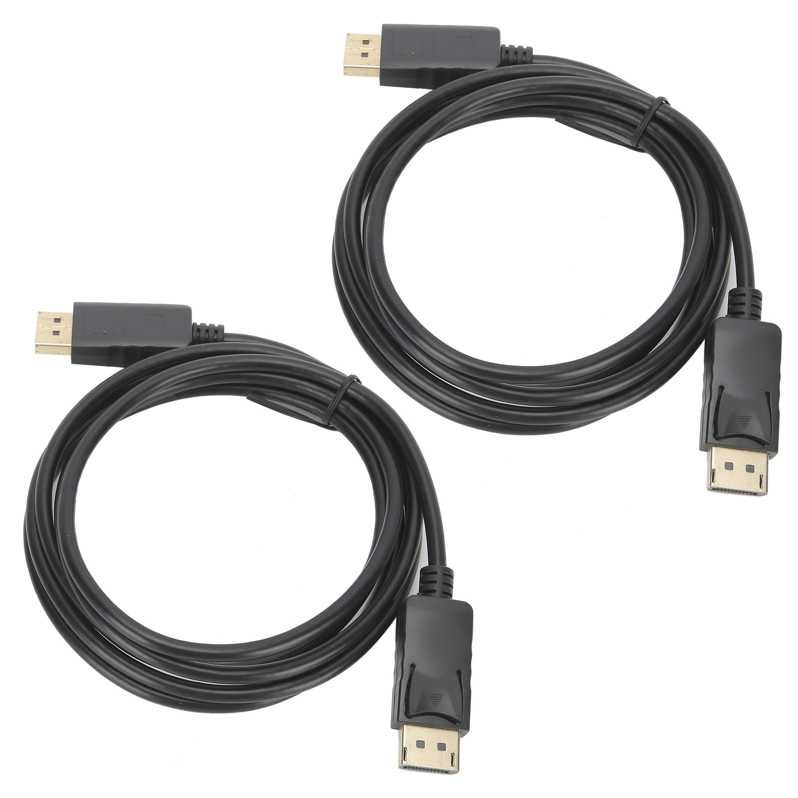 Packung Mit 2 Displayport (dp Auf Dp) Kabeln, 1,8 M, Stecker-zu-stecker-adapter.