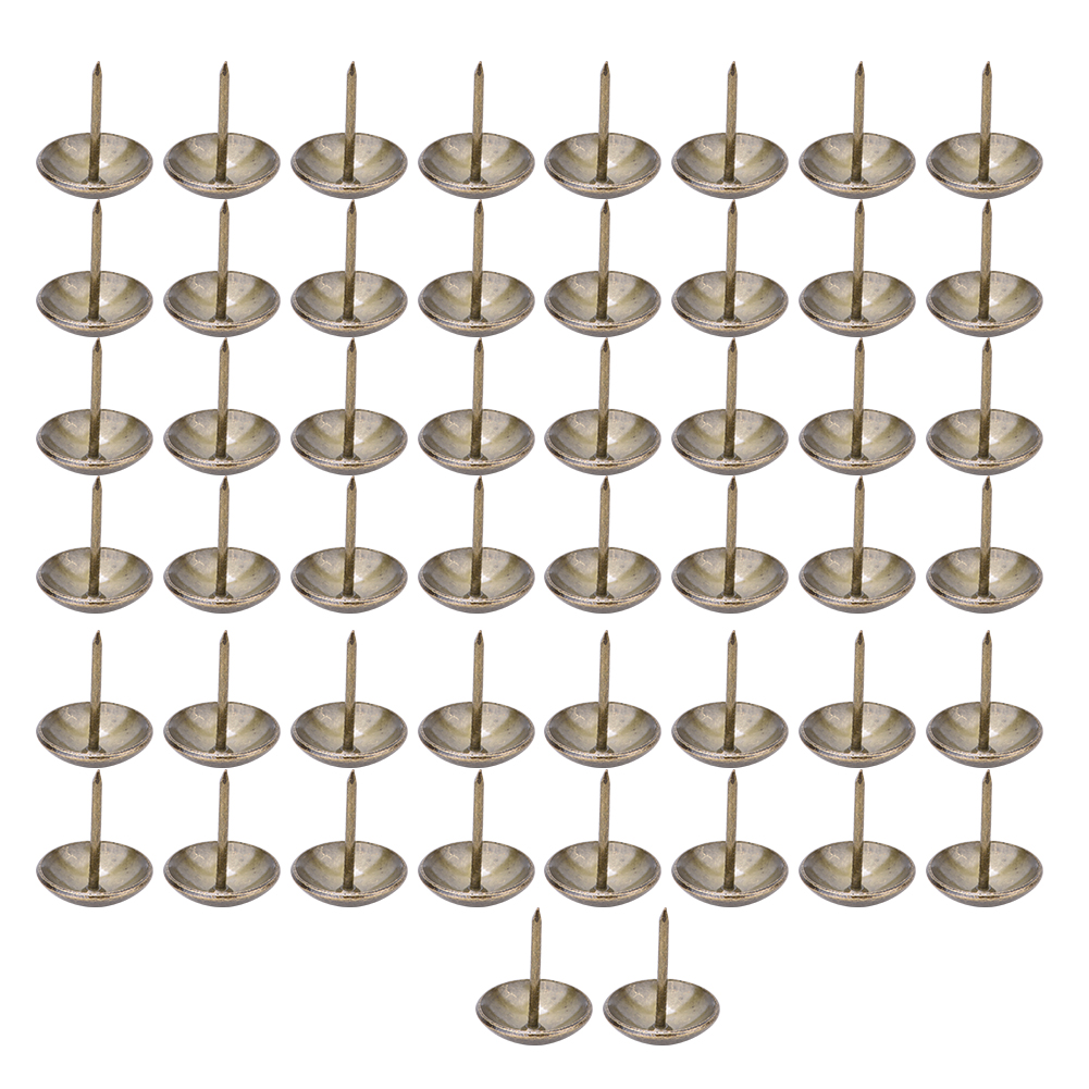 50 Dicke Polsternägel, Stifte, Rundkopfnägel, Dekorative Beschläge (21 X 25 Mm)