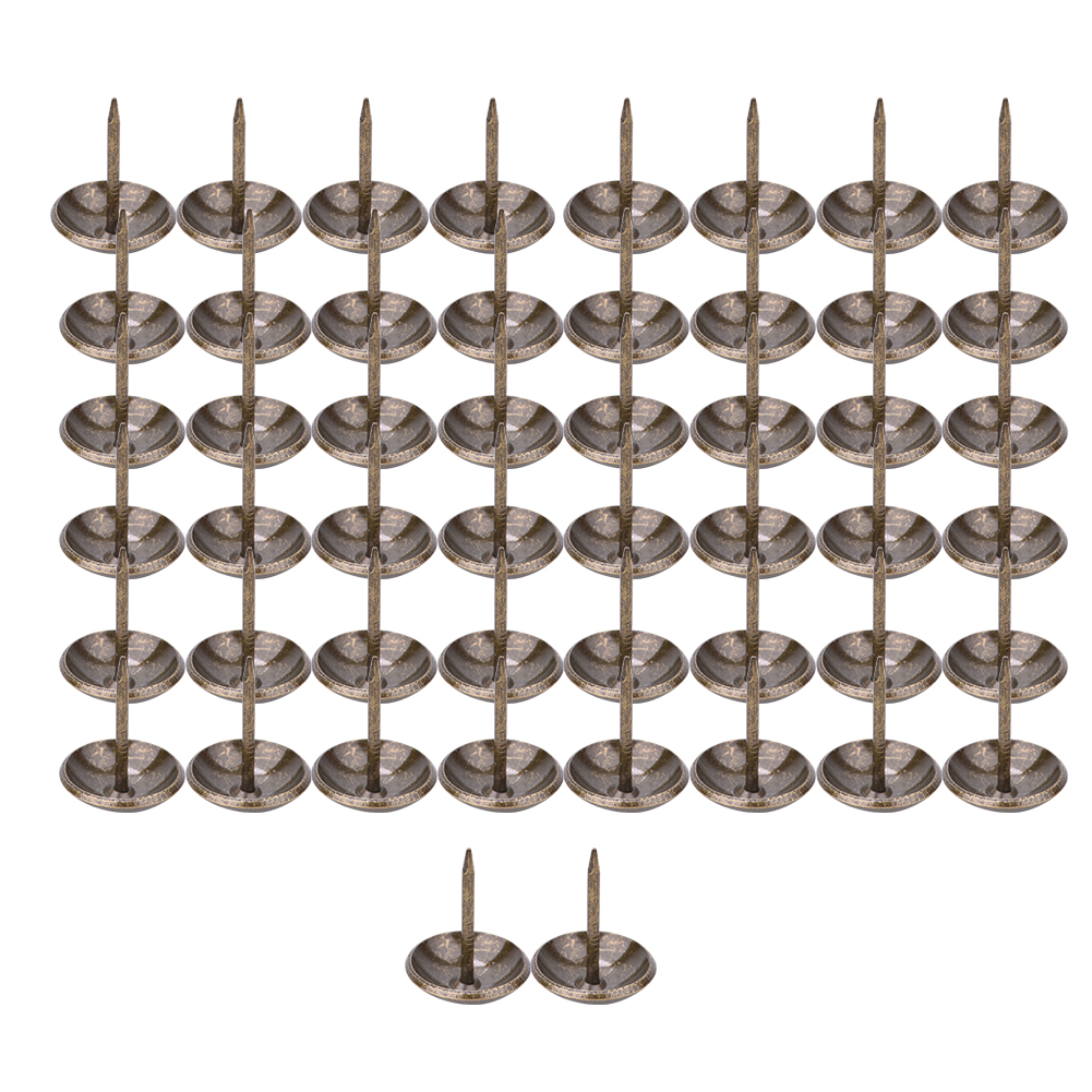 50 Dicke Polsternägel, Stifte, Rundkopfnägel, Dekorative Beschläge (16 X 20 Mm)
