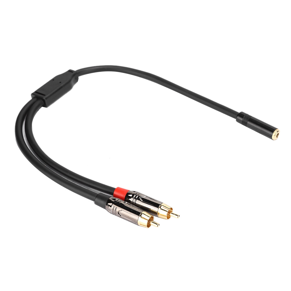 3,5-mm-stereo-hifi-audiokabel (weiblich) Auf Cinch-stecker (männlich), 24 Awg Sauerstofffreier Kupferleiter, 0,3 Meter
