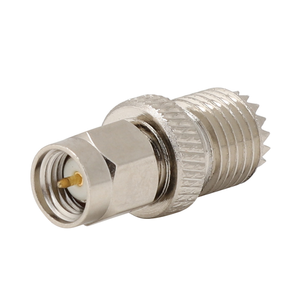Satz Mit 2 Sma/mini-zu-jk-adaptern/konvertern Aus Vernickeltem Messing Für Funkkommunikation