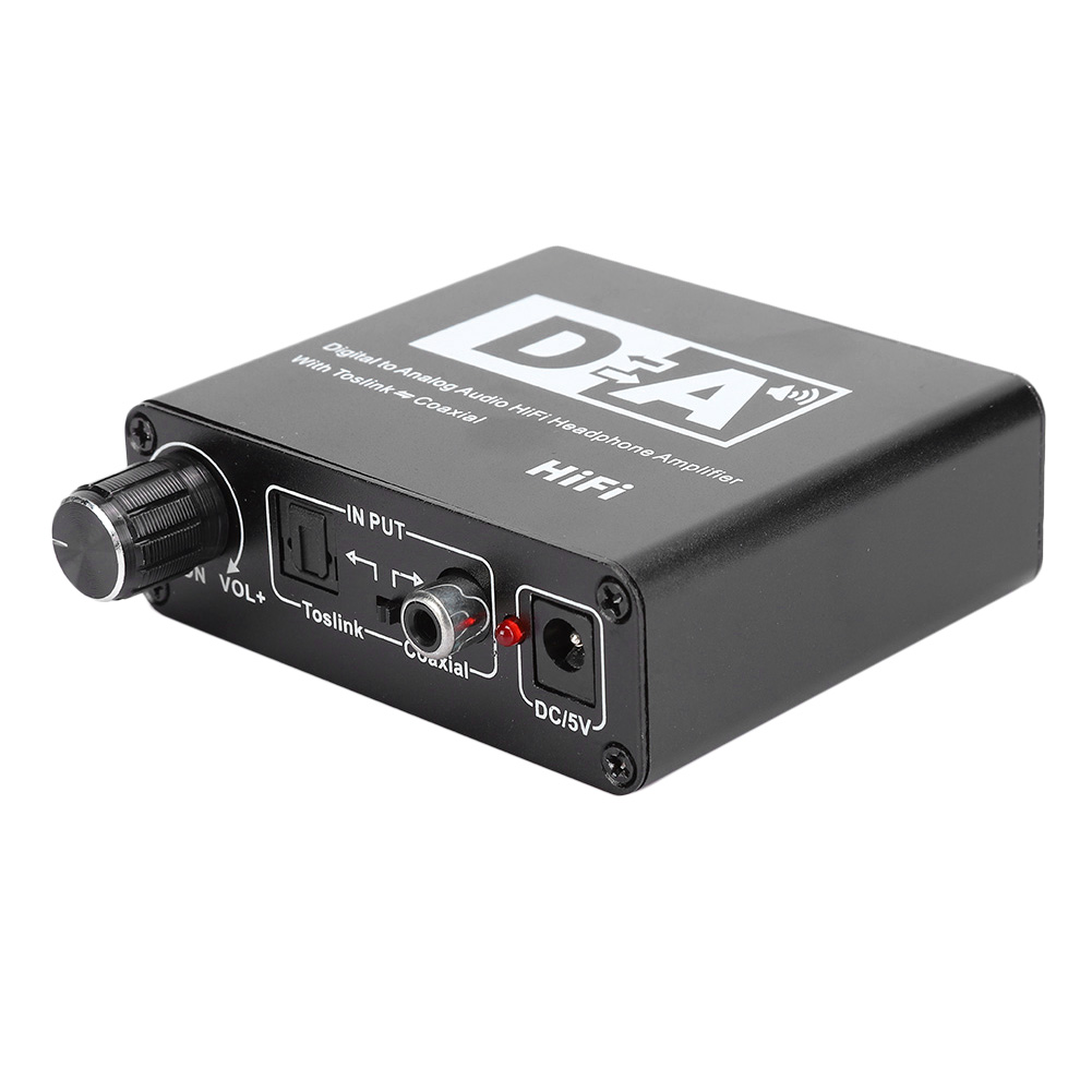 Digitaler Audiodecoder, Koaxial-/lichtwellenleiter-wandler Zu Analogem Wandler, Digitalwandler Zu Linken Und Rechten Kanälen