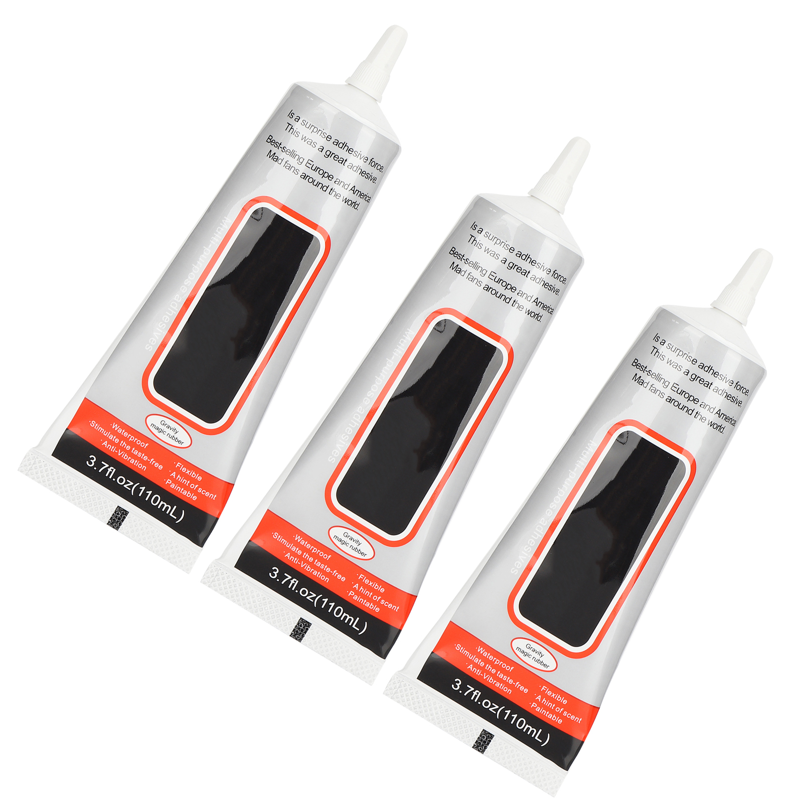 Reparaturkleber Für Touchscreens Von Mobiltelefonen, Verformungsbeständiger, Flexibler Und Zähflüssiger Klebstoff, Handgefertigte Klebewerkzeuge (110 Ml B7000, 3er-packung)