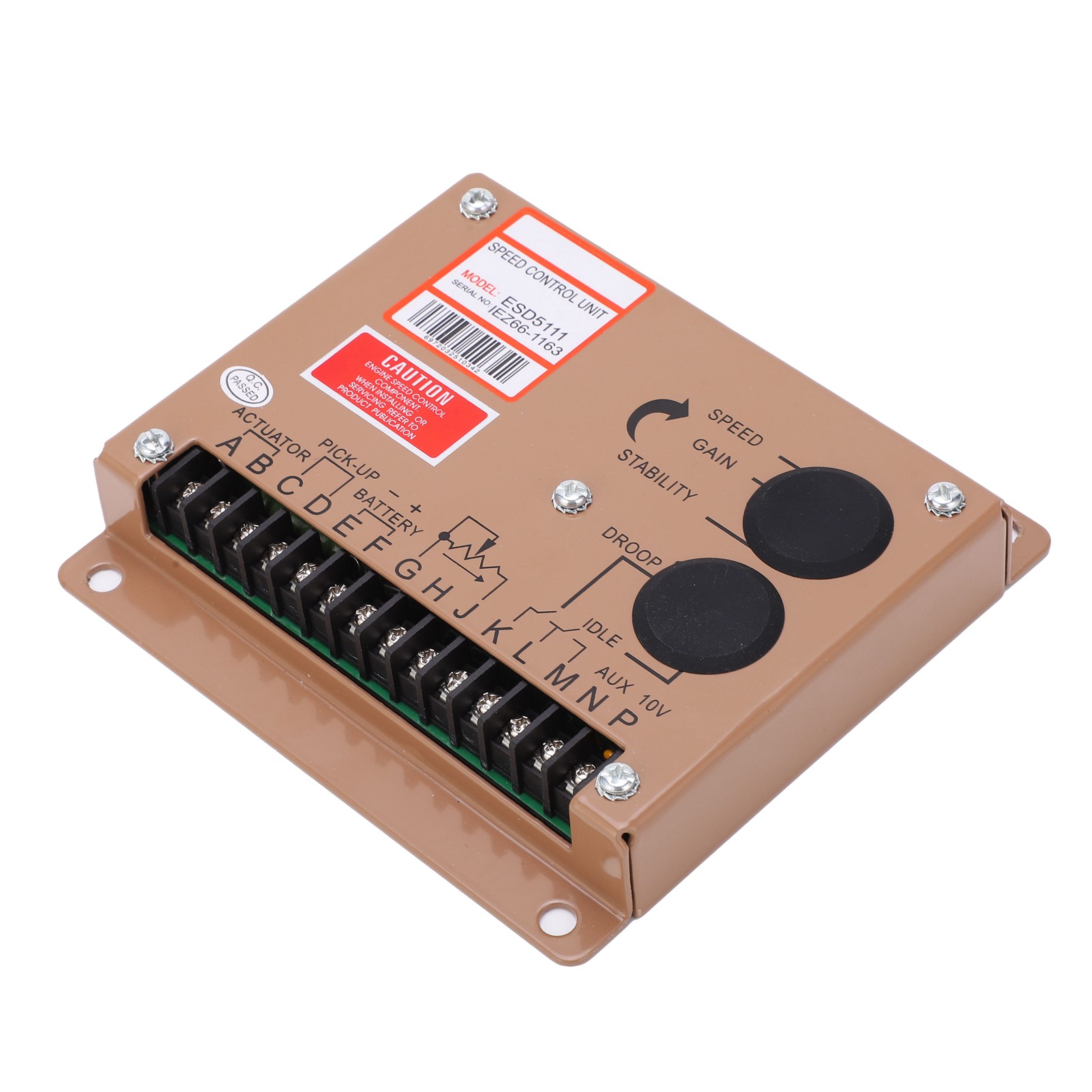 Elektronischer Drehzahlregler Für Generatoren, Drehzahlreglerplatine, Esd5111 12v/24v Gleichstromregler