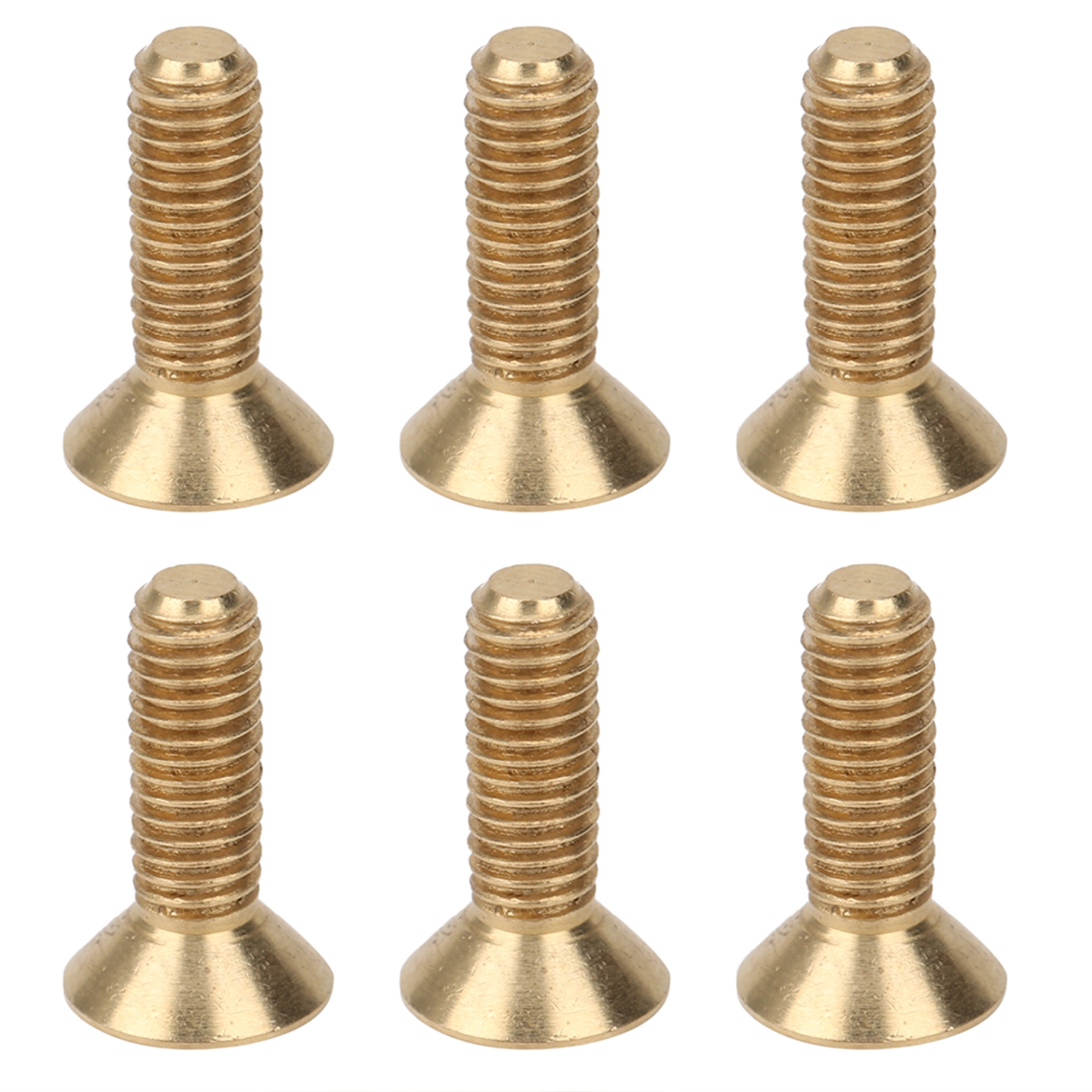 50 Sechskant-senkkopfschrauben Aus Reinem Kupfer, Flachkopf, Hardware-zubehör M5 X 16