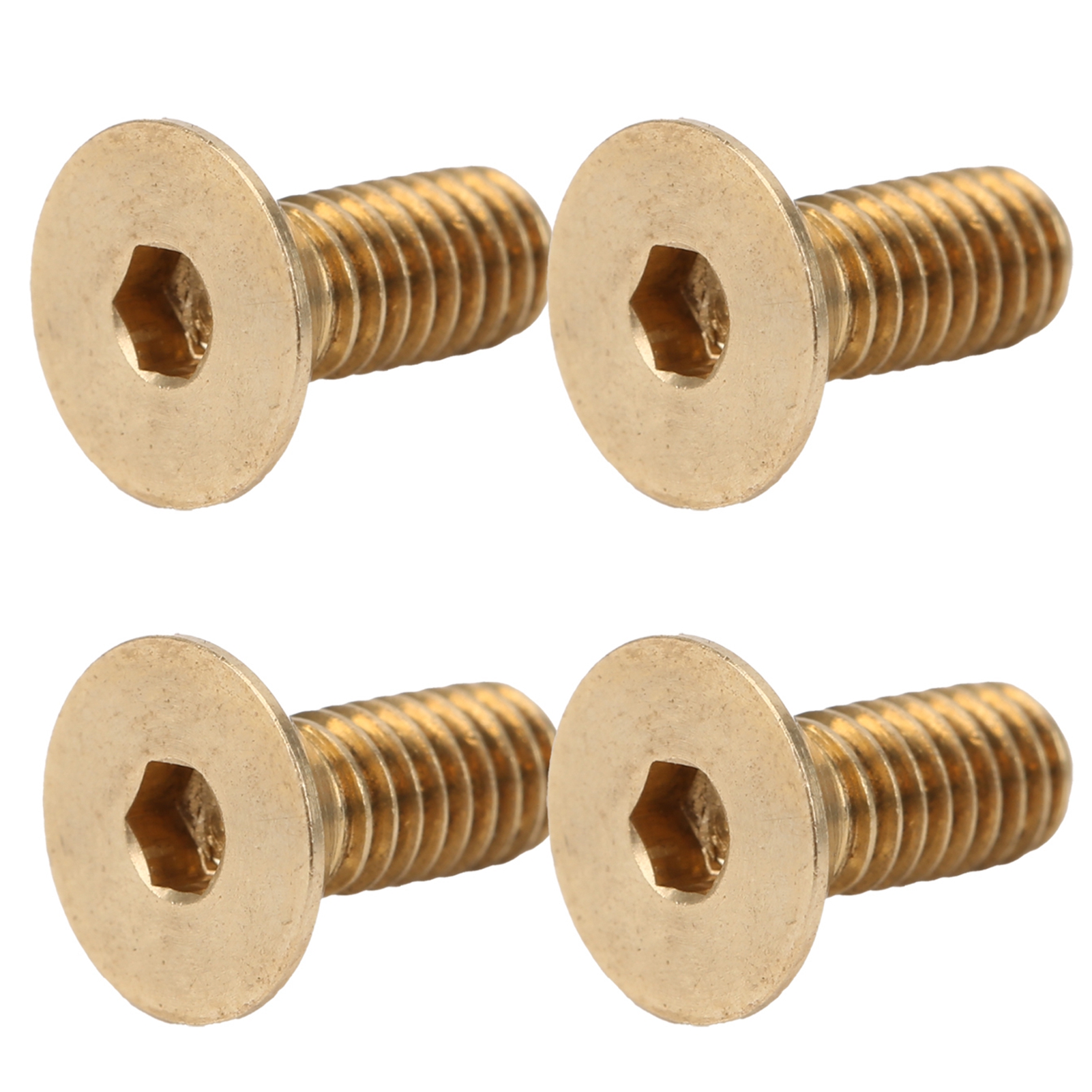 50 M4x10 Kupfer-flachkopfschrauben Mit Innensechskant