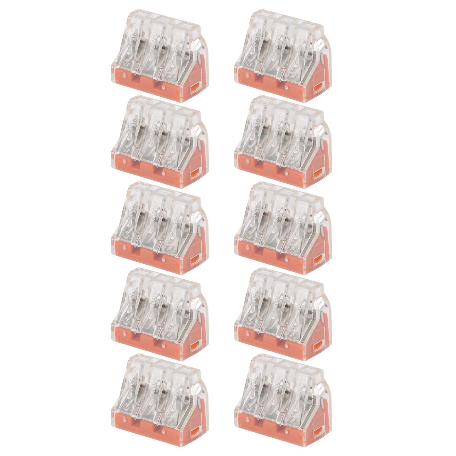 Packung Mit 10 Steckverbindern Für Starre Und Flexible Kabel, Hochgeschwindigkeitsleiter, Industrielle Steuerung Pct-103d