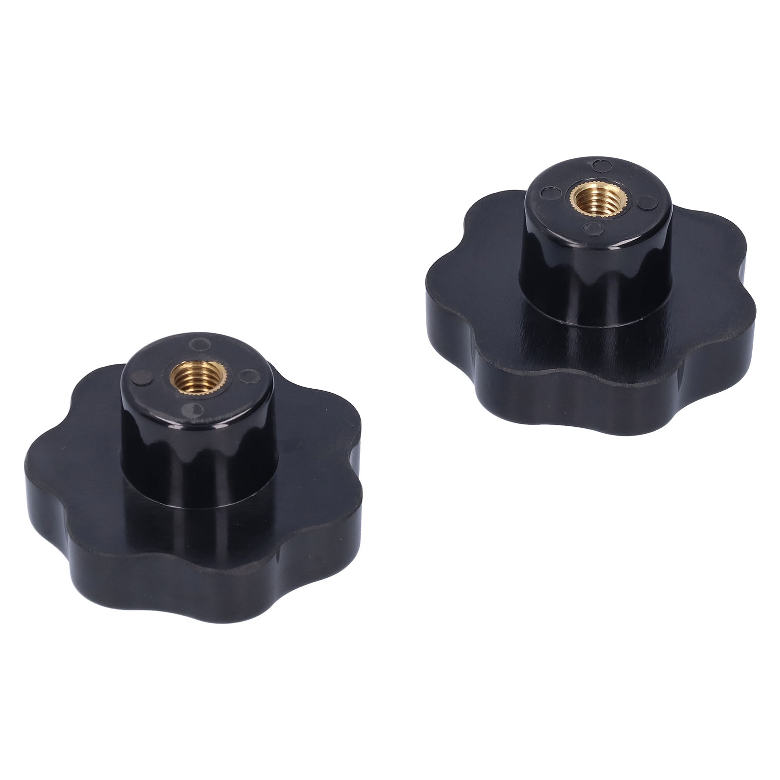 2 Siebenzackige Sternspanngriffe, Zubehör Für Werkzeugmaschinen M12 X 80