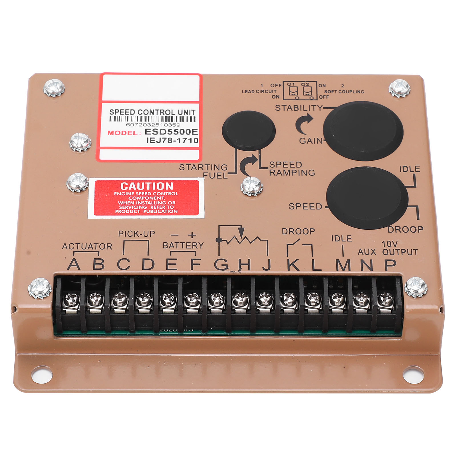 Elektronisches Motordrehzahlregler-steuermodul Für Esd5500e 12v/24v Dc-generatorsatz