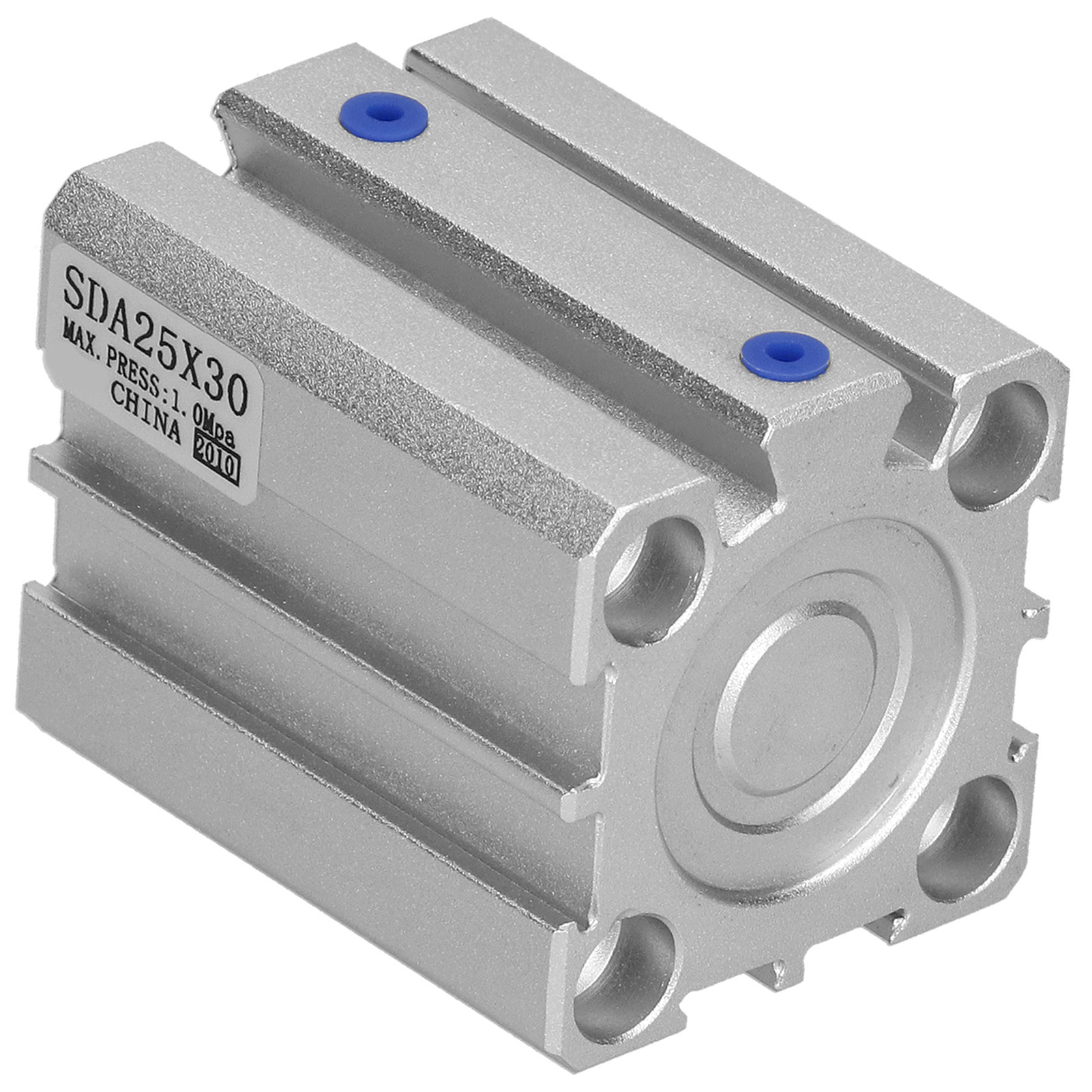 Doppeltwirkender Pneumatischer Zylinder Aus Feinem Aluminium, Zubehör, 25 Mm Bohrung, Sda25x30