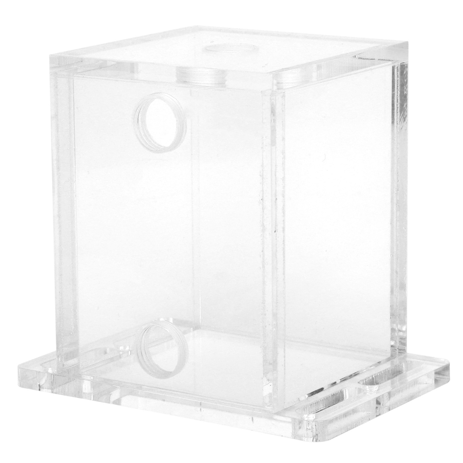 Gqsxt3 Volltransparenter Acryl-wasserbehälter, 3-loch-wasserkühler Mit Verlängerungshalterung Für Computer-tower
