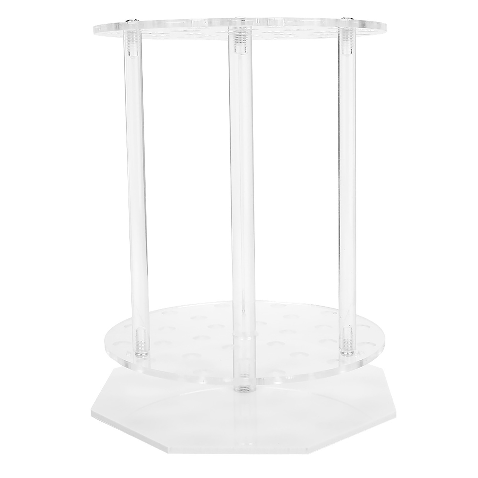 Runder Reagenzglashalter Aus Plexiglas Mit 28 Löchern Für Pipetten (laborausrüstung)