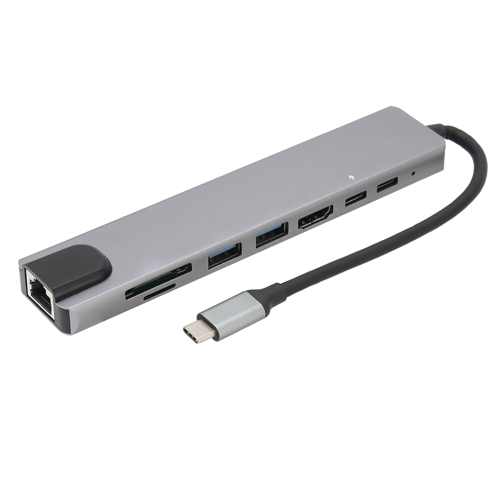 8-in-1 Usb-c-zu-usb-pd-hdmi-dockingstation Für Datenübertragung