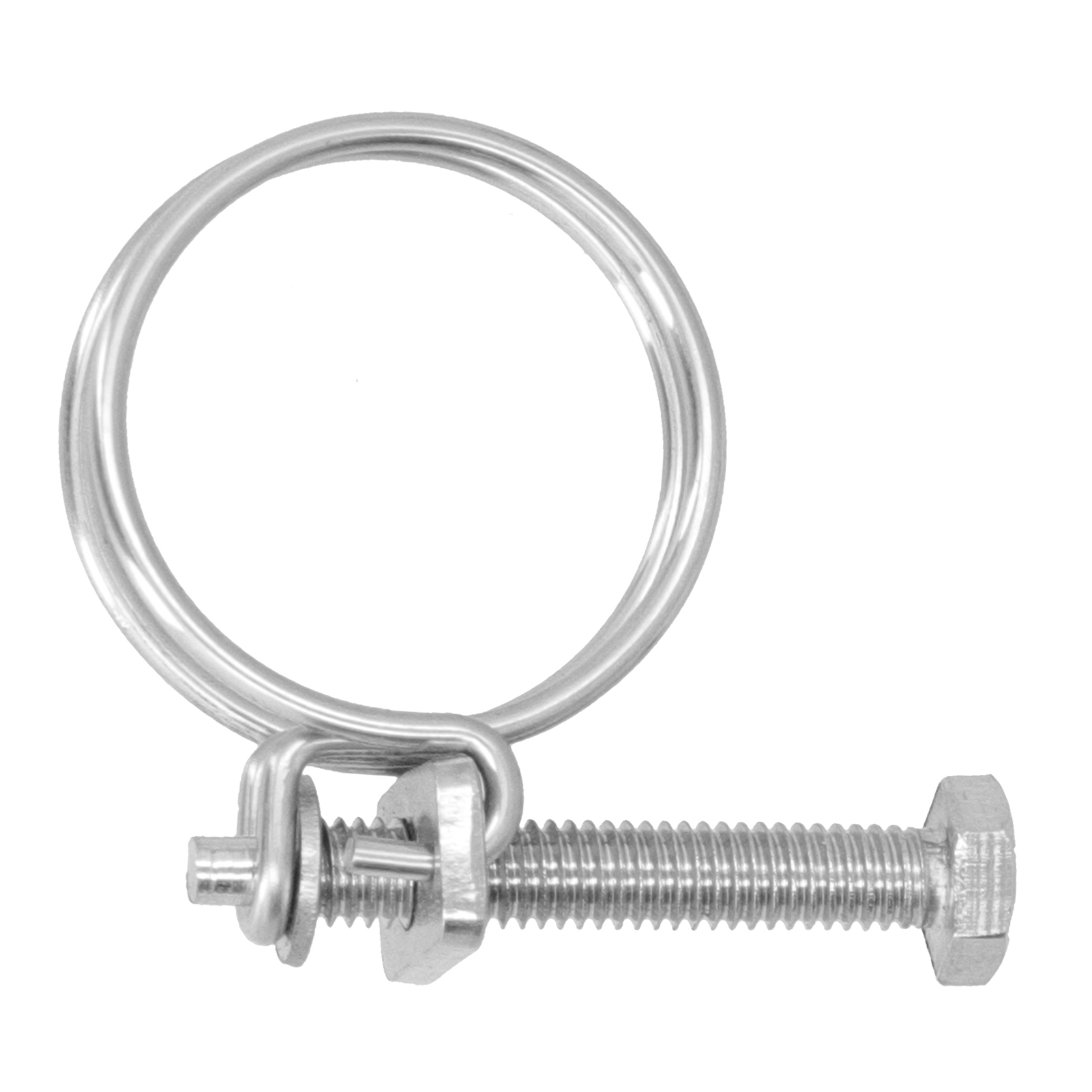 Doppeldraht-schlauchschellen Aus Edelstahl 201, Korrosionsbeständig, Verstellbar, 16–19 Mm