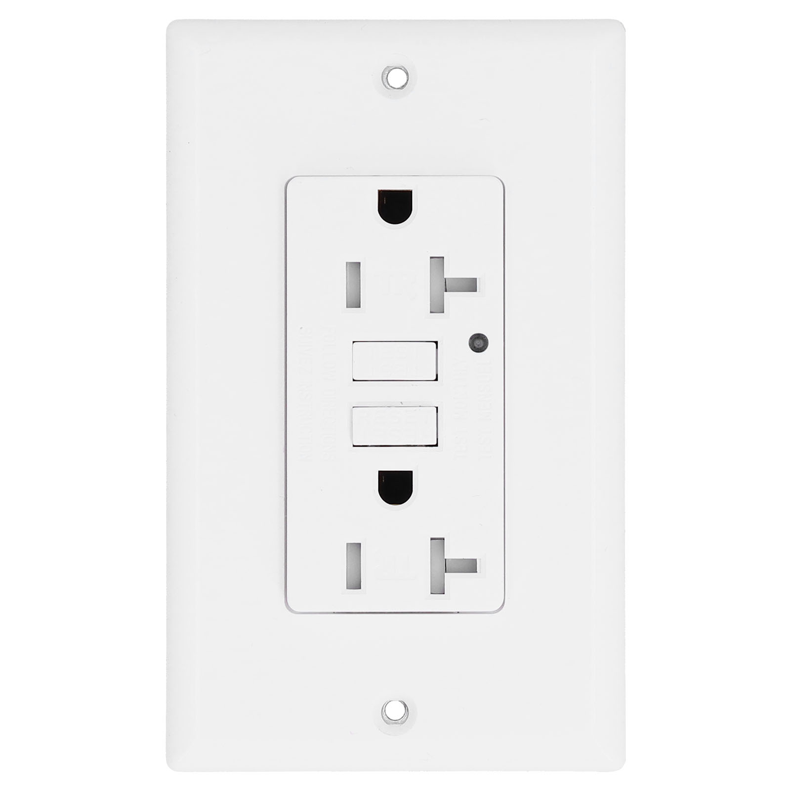 Etl-zertifizierte Gfci-steckdose Ld-3008b, Elegante Abs-wandabdeckung, 125-v-wechselstromsteckdose