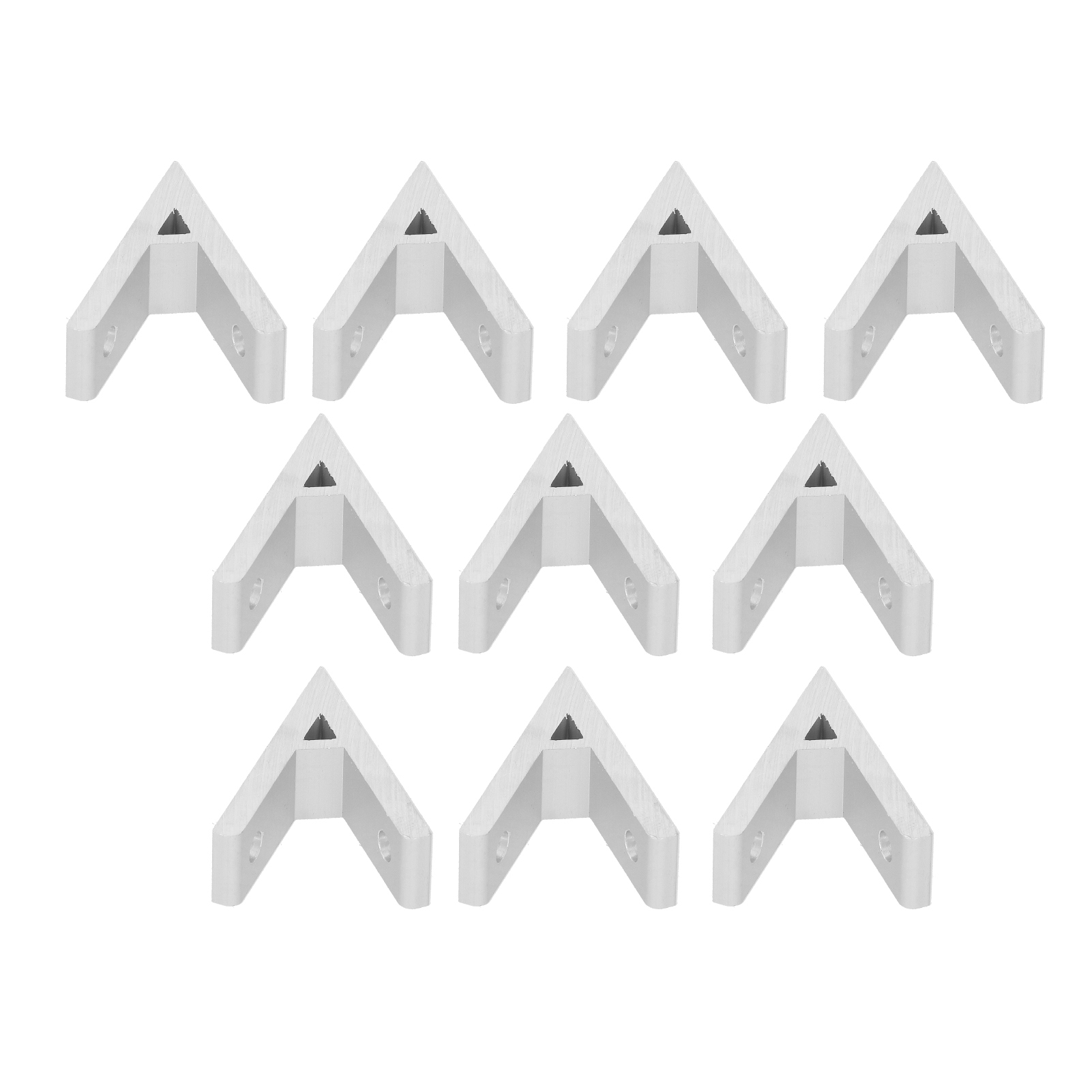 10 Stück Aluminium-winkelverbinder Für Industrieprofile, Zubehör 2030404550602020-45°