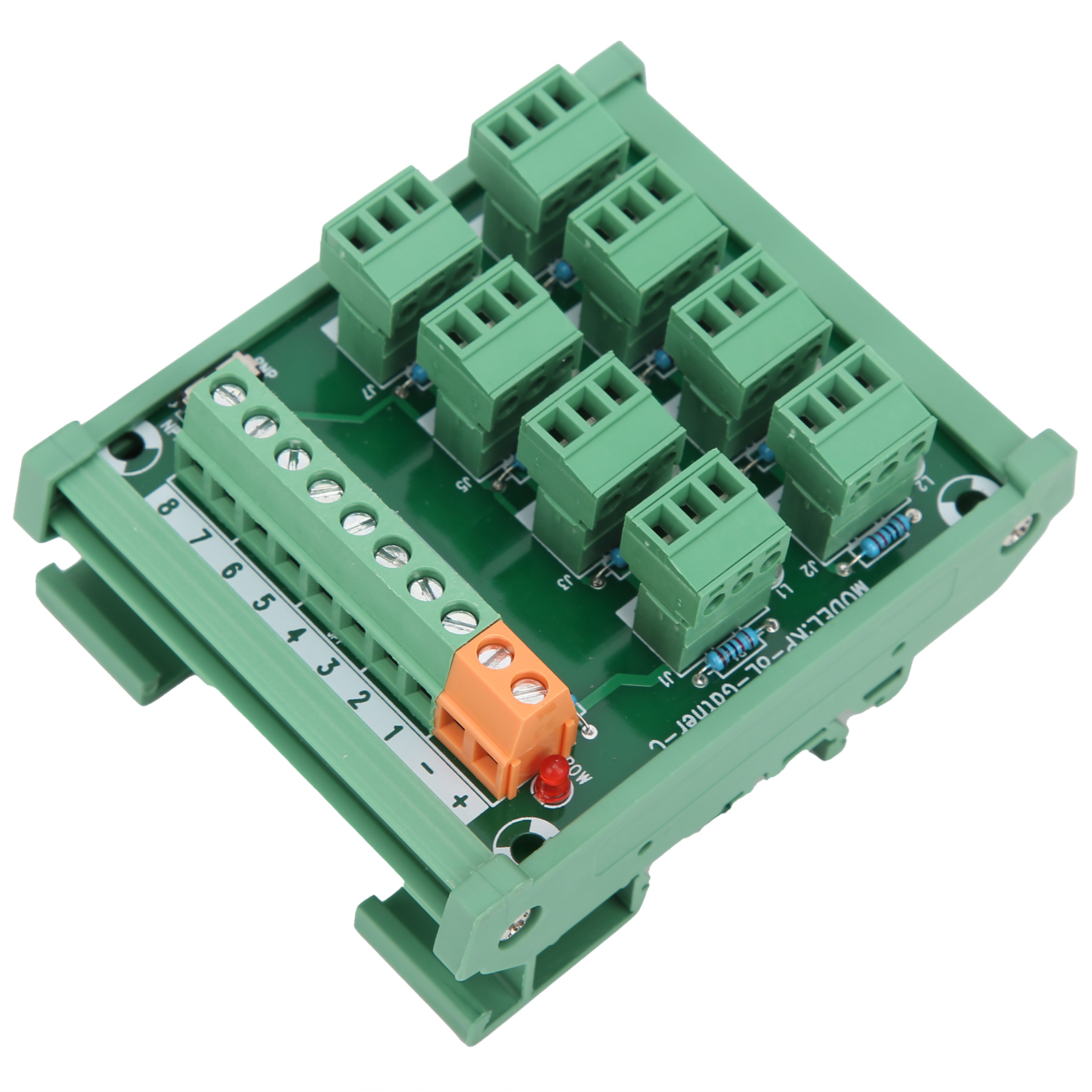 3-adrige Klemmenleiste, 8-kanal-datenerfassungskarte Kp-8l-gther-c 0,5 A Für Kabel Mit Einem Querschnitt Von 20–26 Awg