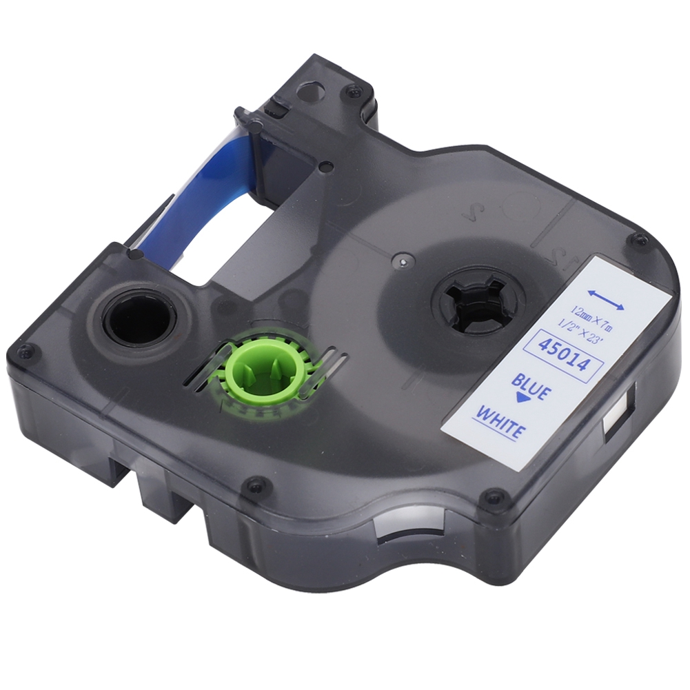Dymo Selbstklebe-etikettenband Für D1-drucker, Bürobedarf (12 Mm Blau Auf Weiß 45014)