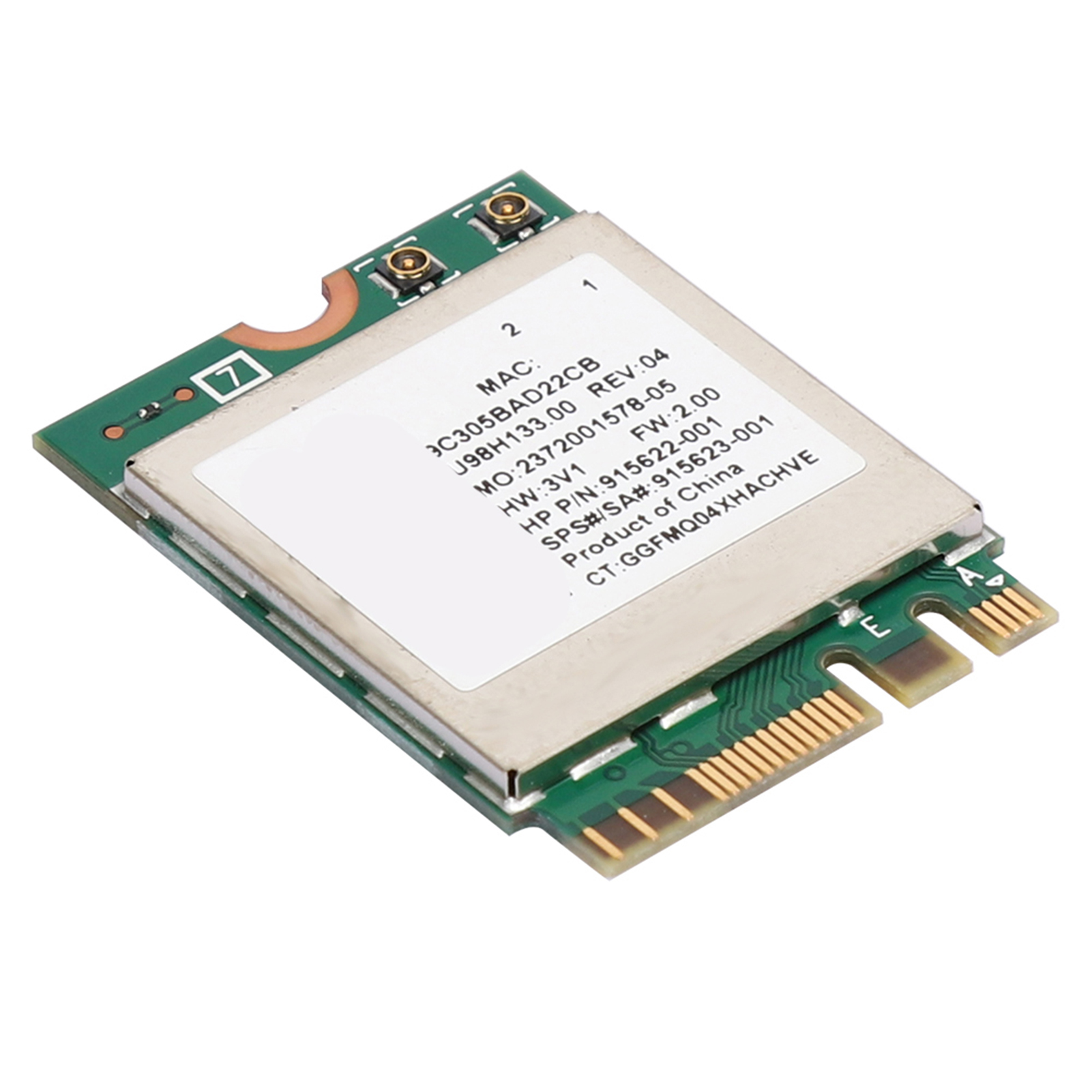Rtl8822be Dualband-netzwerkkarte (2,4 Ghz/5 Ghz), M.2-schnittstelle, Bluetooth 4.2-kompatibel