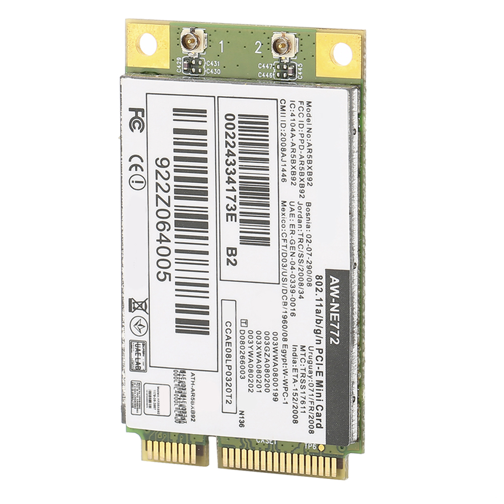 Ar9280 Ar5bxb92 Dualband-5g-wlan-netzwerkkarte, Treiberlose Unterstützung Für Ubnt-computerzubehör