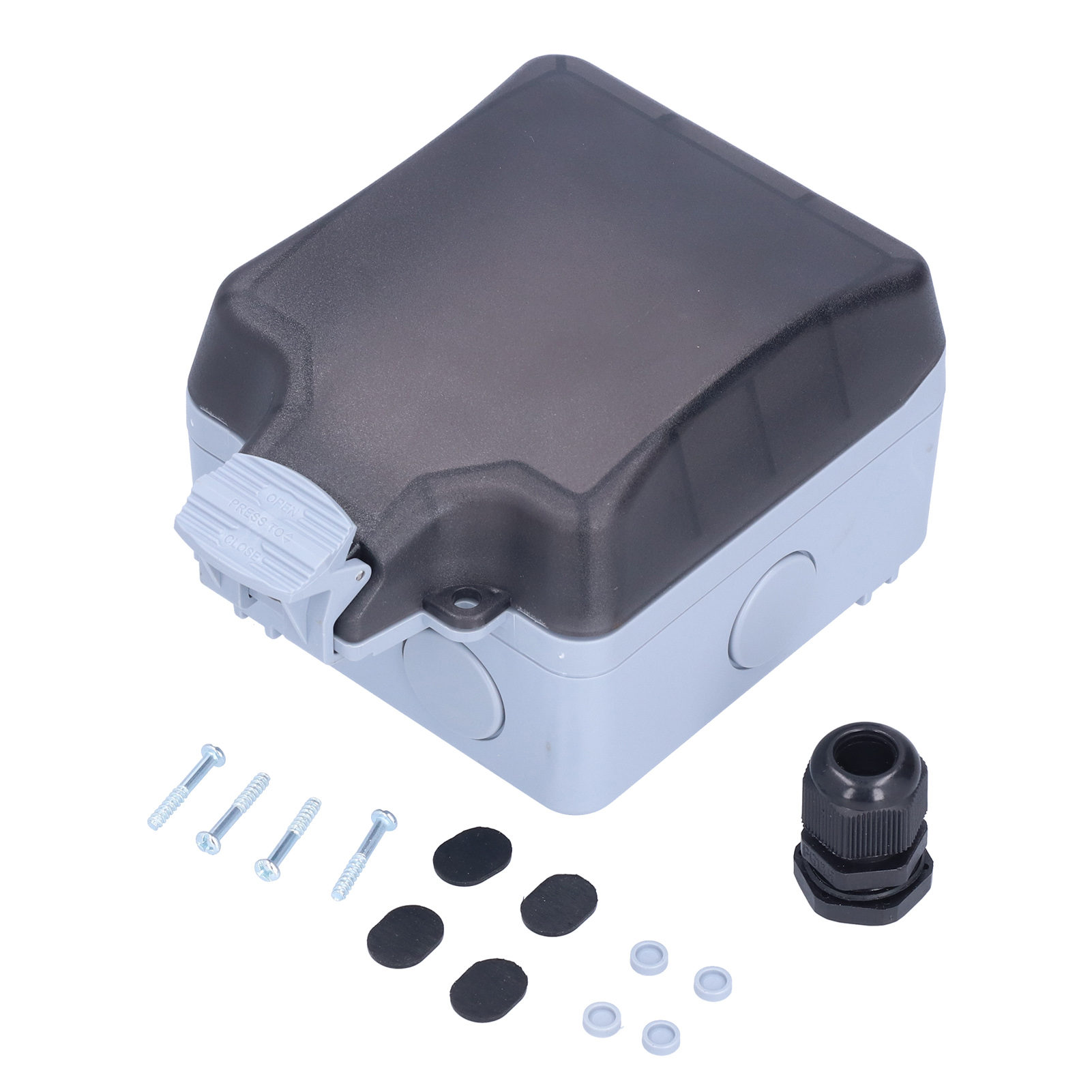 Ip66 Wasserdichte Mehrfachsteckdose, Für Den Außenbereich, 3-polig, Us-stecker, 110–250 V, 15 A