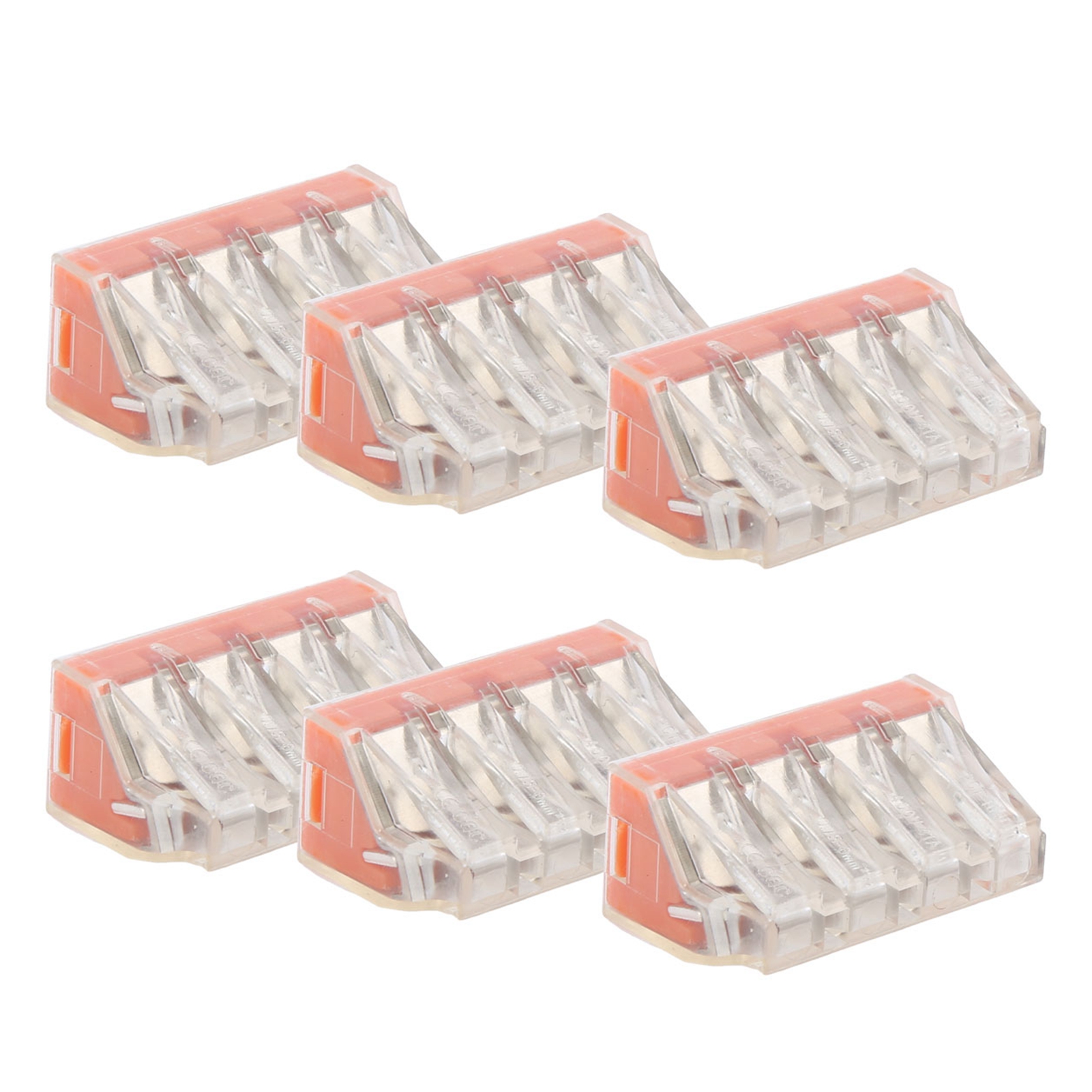 Packung Mit 10 4-port-schnellanschluss-steckverbindern Für Elektrische Kabel, Starre Klemmenblöcke Pct-104d