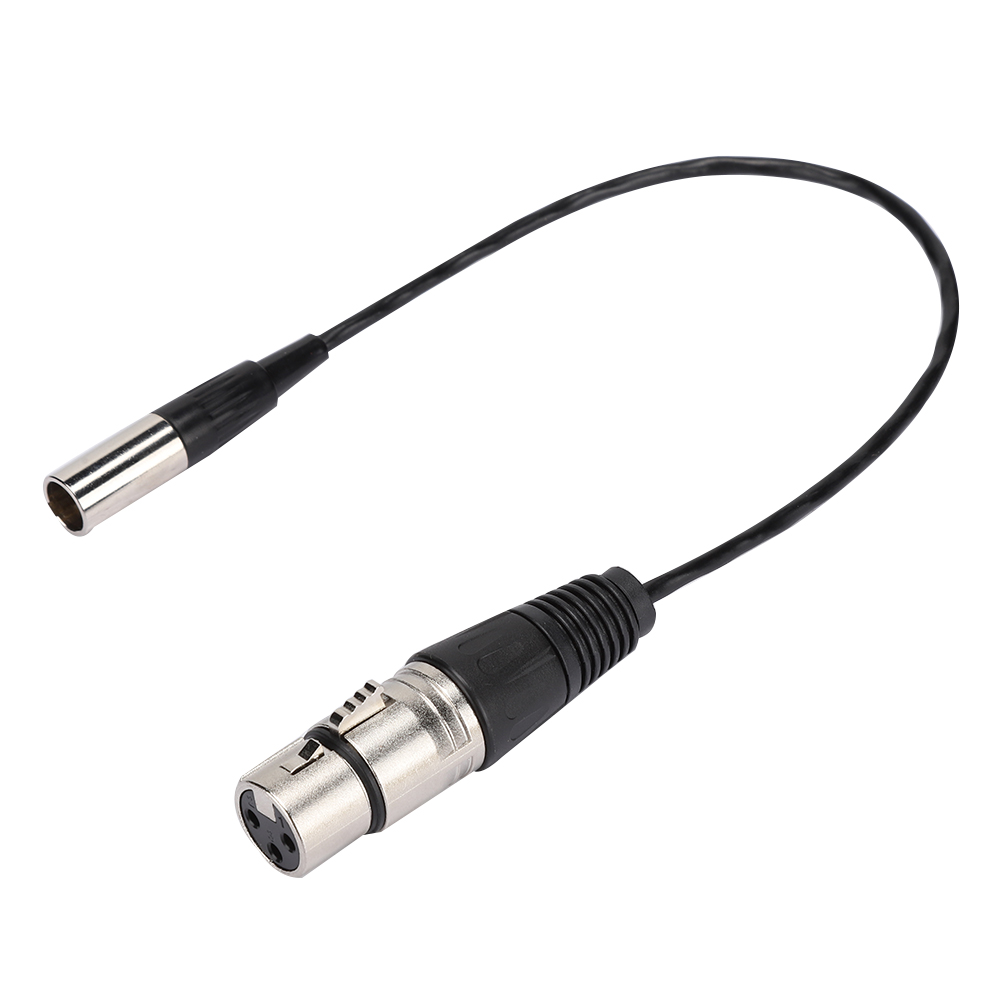 Mini-xlr-3-pin-stecker Auf Xlr-3-pin-buchse-audiokabel, Geschirmt Mit Aluminiumfolie Und Kupferdraht