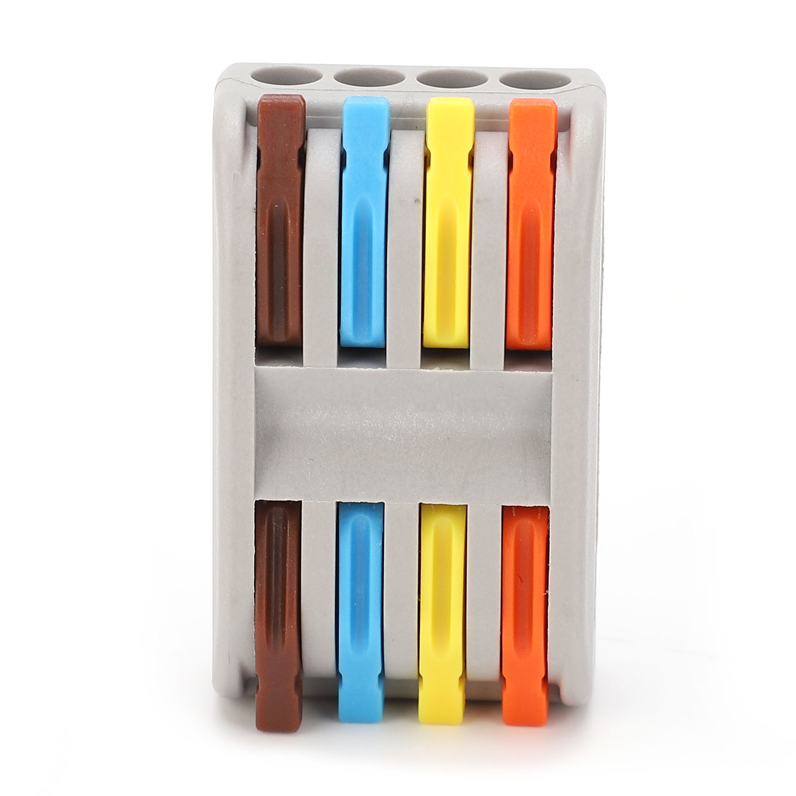 Packung Mit 5 Spl-crimpklemmen Für Starr-flexible Kabel Mit Schnellem Leiter, Mehrfarbig Spl-4