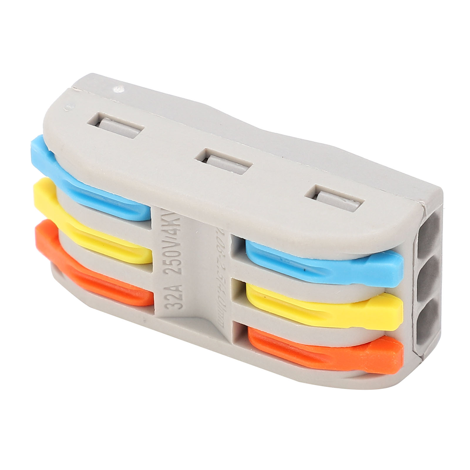 Packung Mit 5 Spl-crimpklemmen Für Starr-flexible Kabel Mit Schnellem Leiter, Mehrfarbig Spl-3