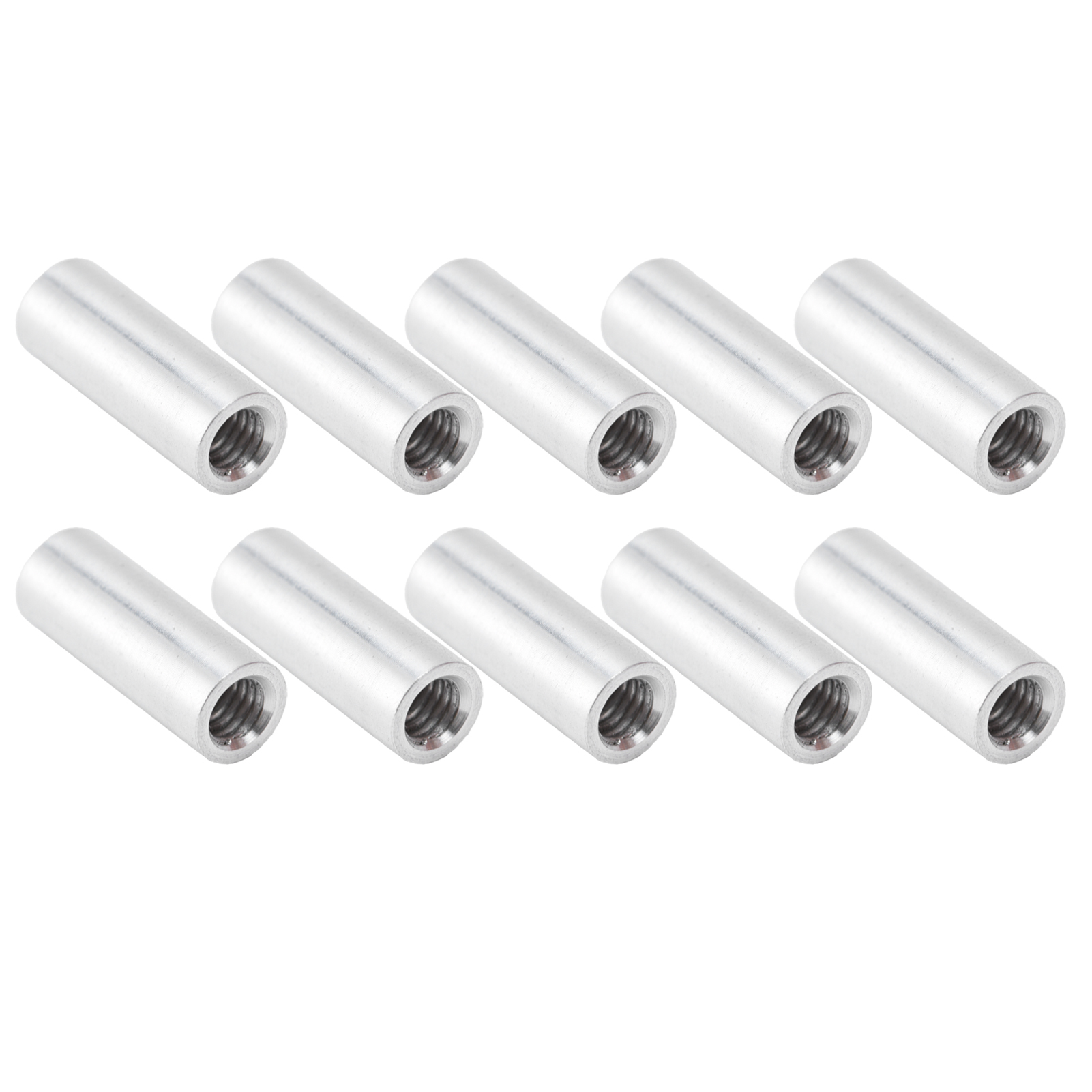 Packung Mit 10 Runden Gewinde-abstandshaltern Aus Aluminiumlegierung Für Quadcopter-modelle (m4 X 0,7 Mm, 16 Mm).