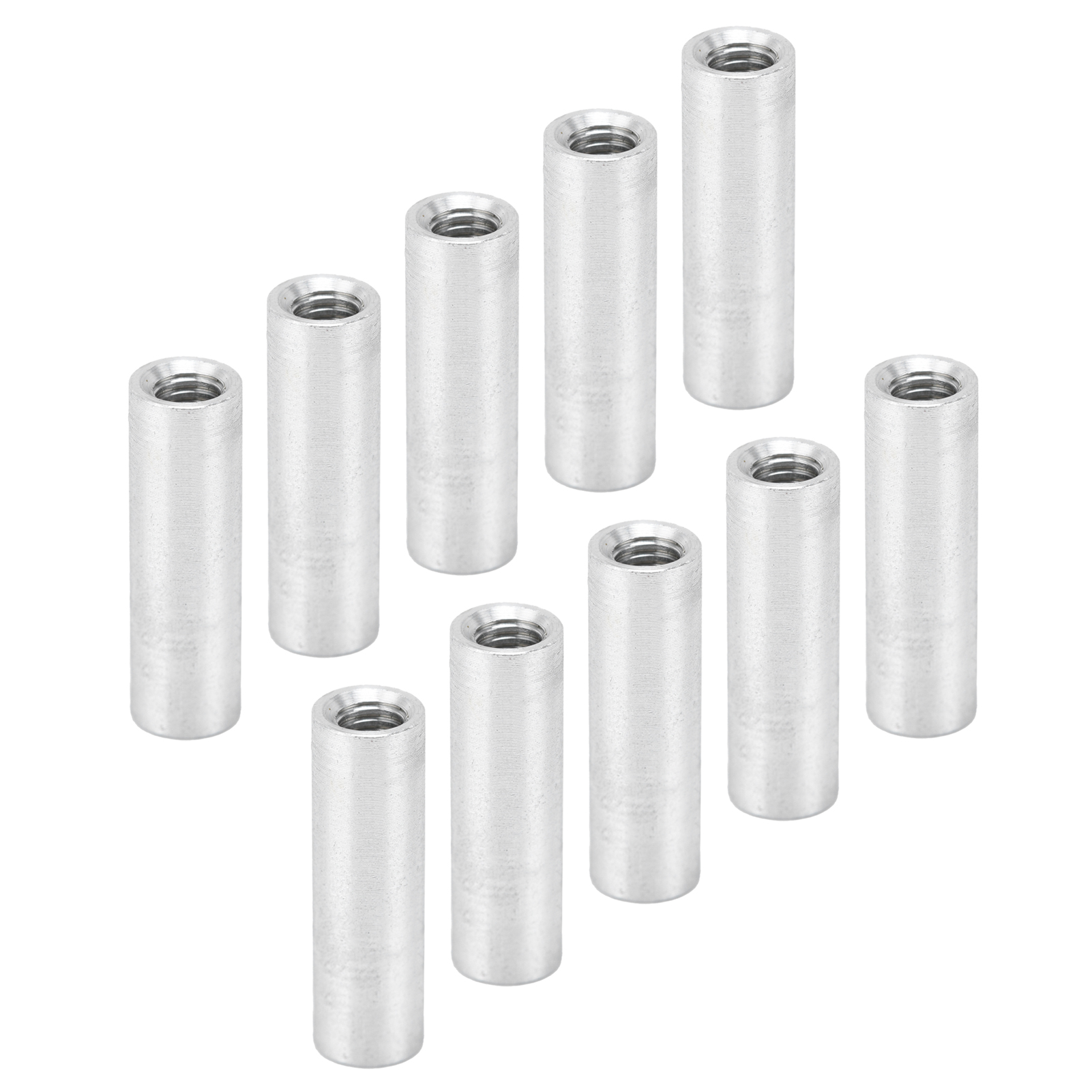 Packung Mit 10 Runden Gewinde-abstandshaltern Aus Aluminiumlegierung Für Quadcopter-modelle (m4 X 0,7 Mm, 20 Mm).