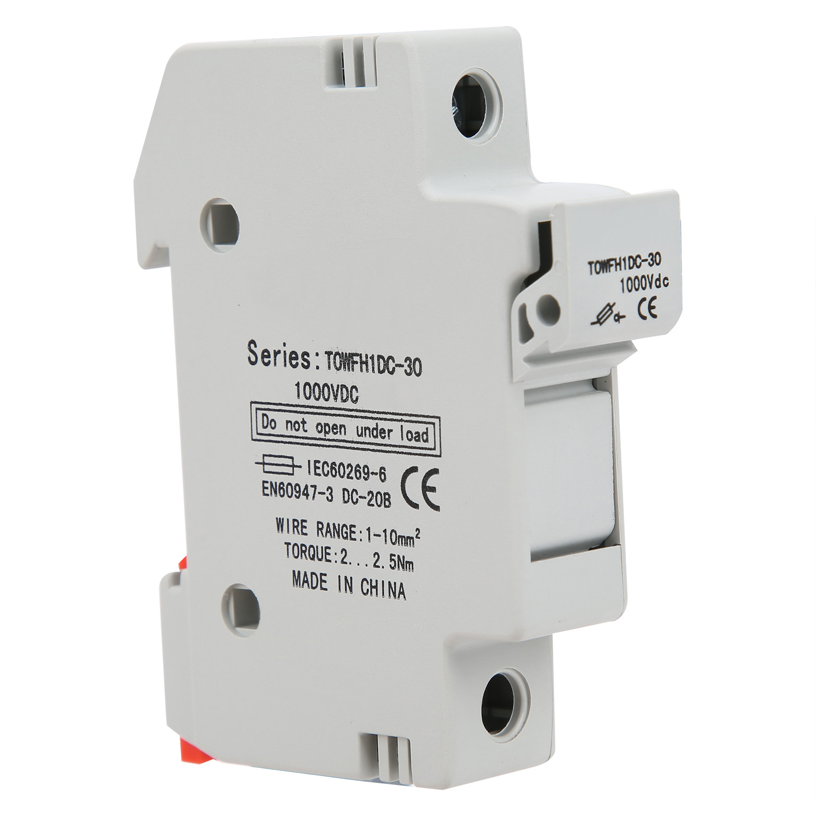 Sicherungshalter Für Din-schienenmontage, Leistungssteuerungs- Und -verteilungseinrichtung Towfh1dc 1000 V Dc 1p10a
