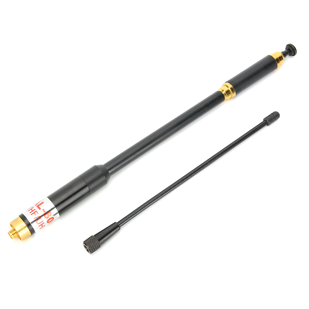 Tragbare Teleskopantenne Für Dualband-uv-funkgeräte, Hohe Verstärkung, Kompatibel Mit Funkhandgeräten Und Ausgestattet Mit Einem Weiblichen Sma-anschluss.