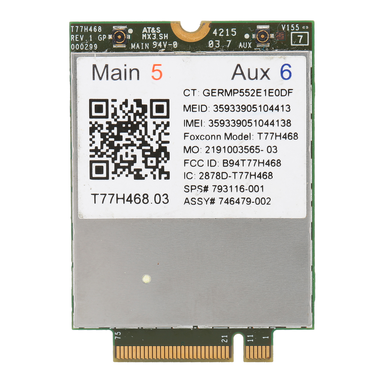 Drahtlose Netzwerkkarte Für Hp Lt4211 4g Lte Wwan-karte 793116-001 T77h468 M.2