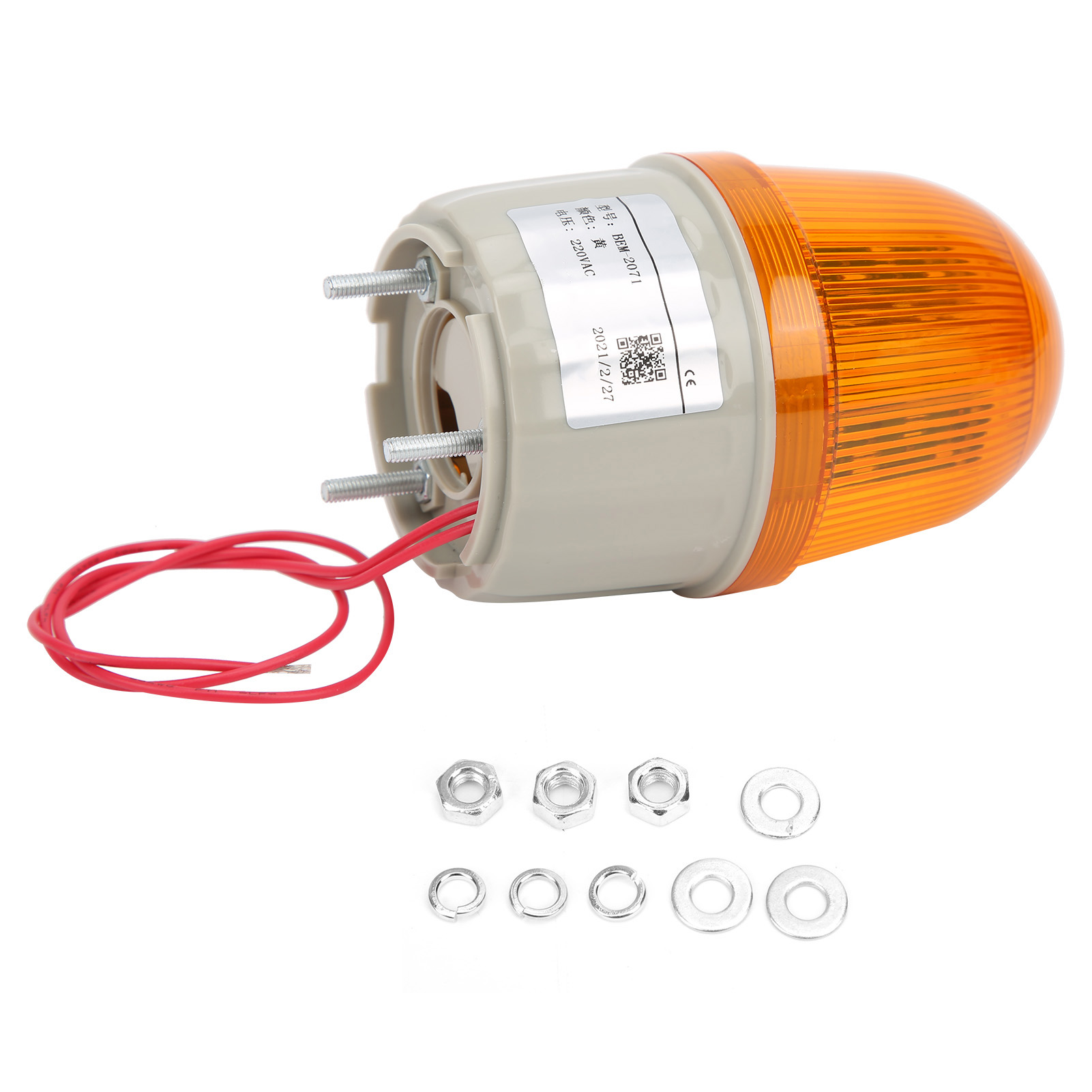 Berm Bem-2071 Rotierende, Blinkende Led-warnleuchte Für 220-v-wechselstromüberwachung