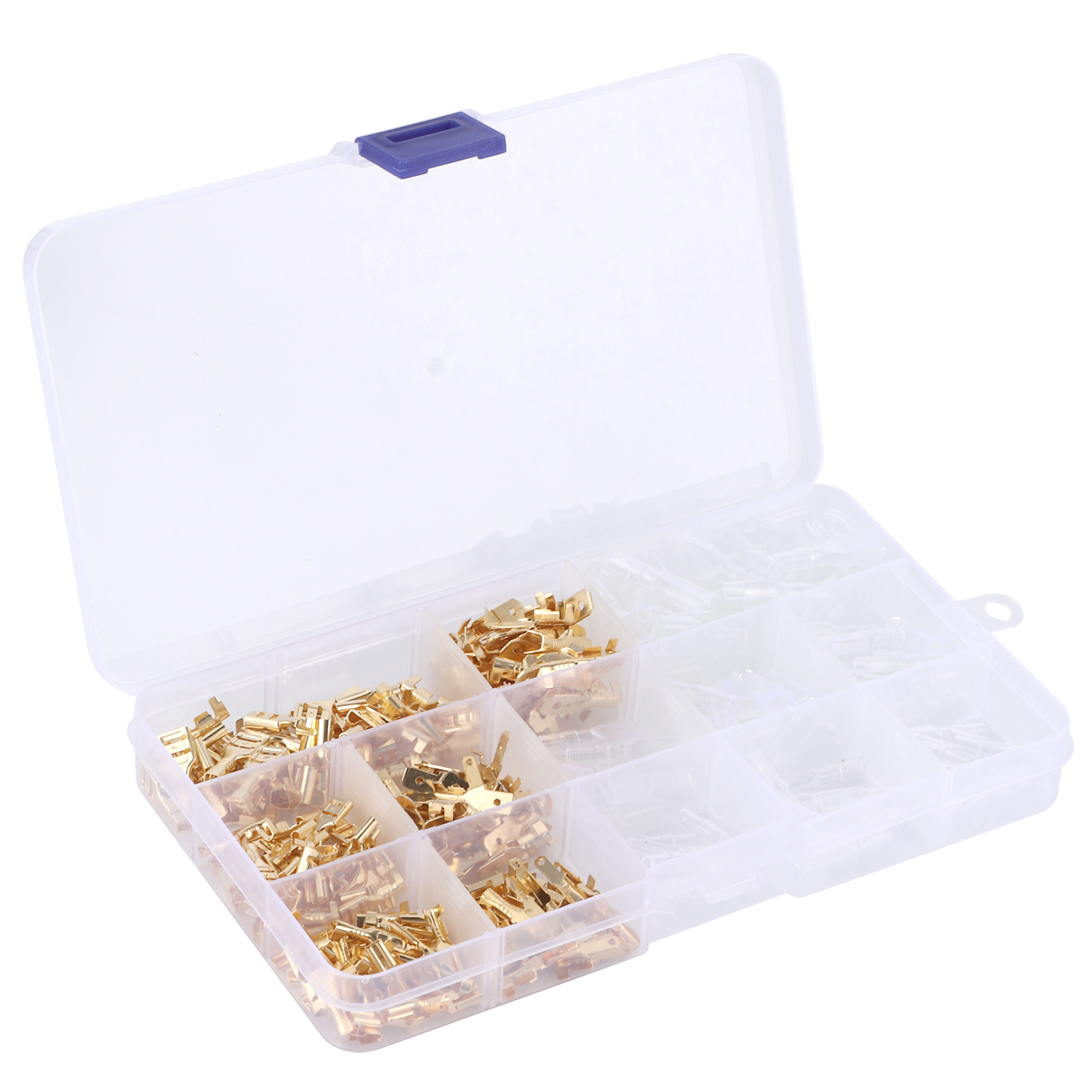 Packung Mit 315 Aderendhülsen, Stecker Und Buchsen, Industriebedarf 2,8/4,8/6,3 Mm