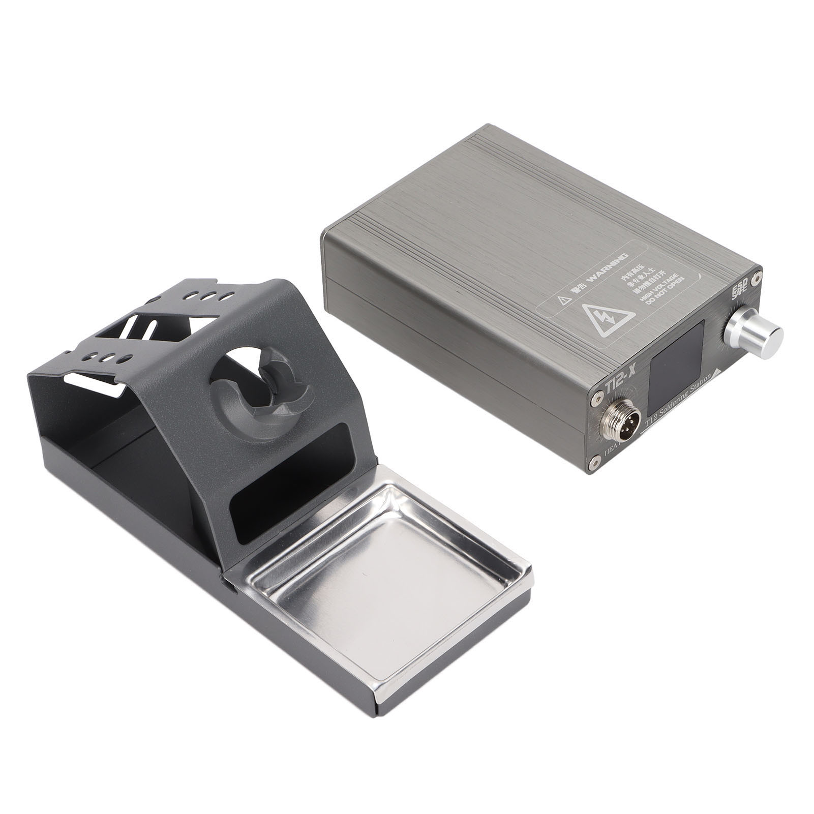 T12-x 75w Lötstation Mit Einstellbarer Temperatur Und Digitalem Lcd-display Für Heimwerkerreparaturen, Eu-stecker 100–240 V