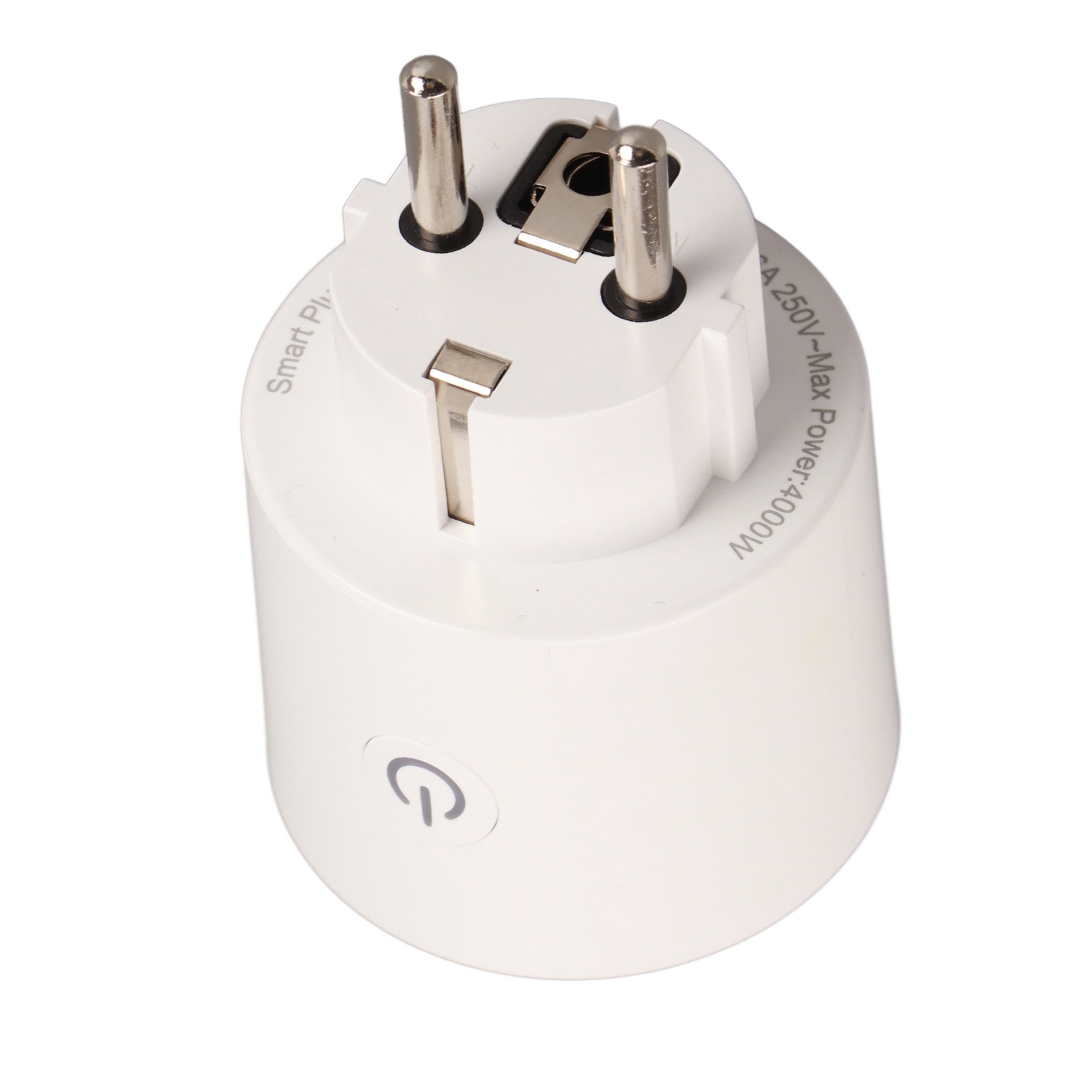 Moes Smart Wlan-steckdose, Rund Und Elegant Aus Abs, Mit Fernbedienung Per App, 4000 W, 250 V, Europäischer Stecker