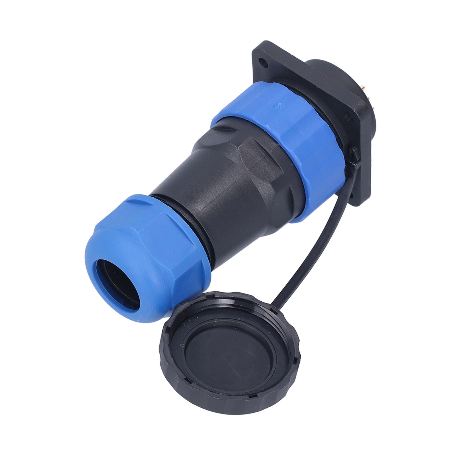 Wasserdichter Vierkantflanschverbinder, 4 Löcher, Für Luftfahrtstromkabel, 250 V Ac, 5 A, Sp2822