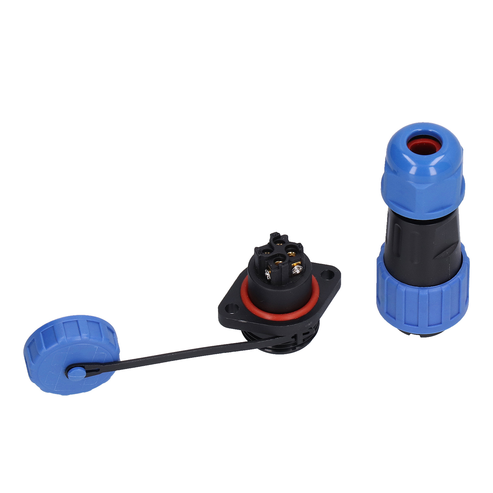 Lötfreier Mehrleiter-luftfahrtstecker (männlich/weiblich), Wasserdichte Klemmenleiste Ip68