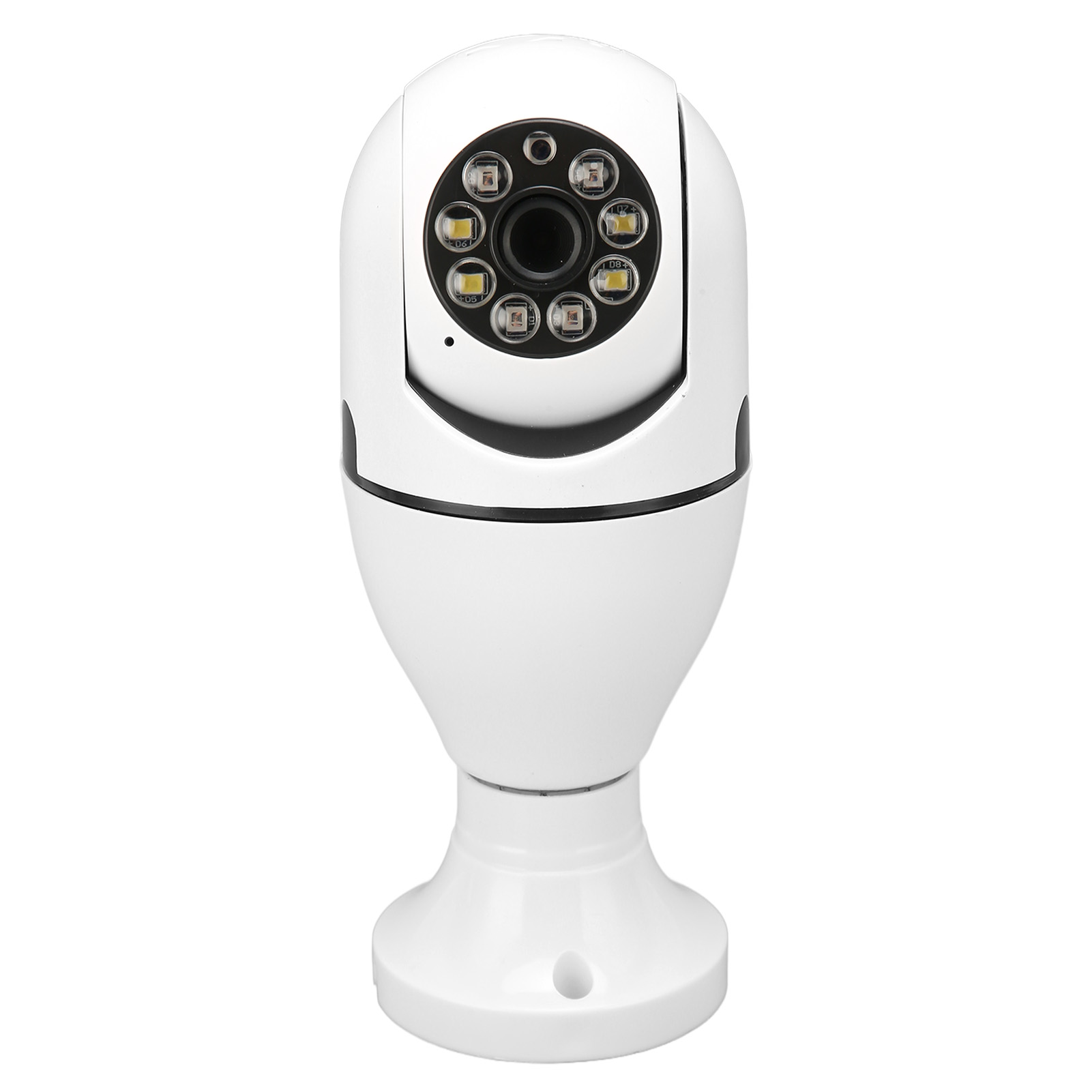 1080p Wifi-überwachungskamera Mit Farbnachtsicht Und Bewegungserkennung, Zum Einschrauben In Eine E27-fassung.