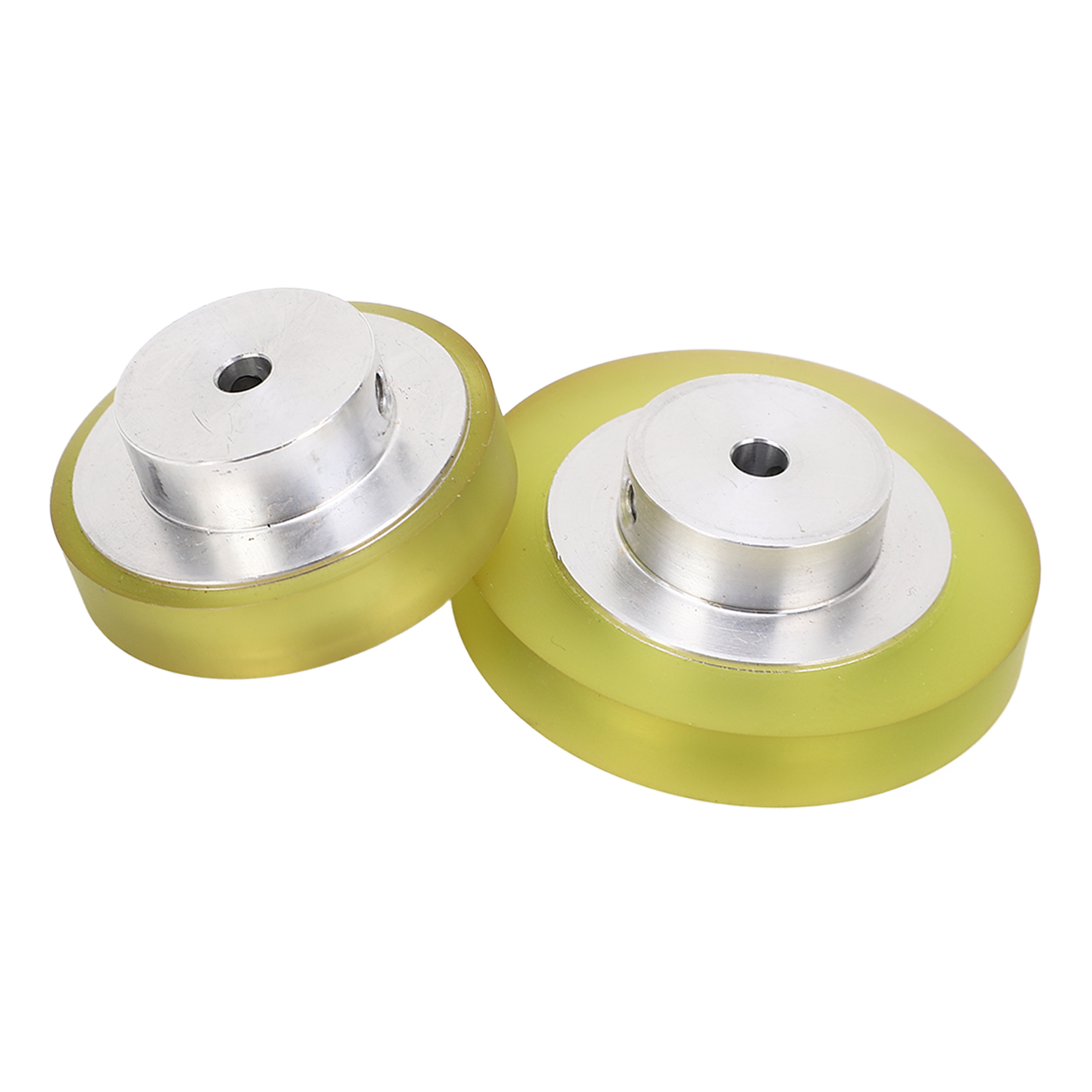 Satz Aus 2 Zählerrädern, Einen Meter Lang, Kompakt Und Stabil, Mit Encoder Und Synchronrad Mit 6 Mm Durchmesser.