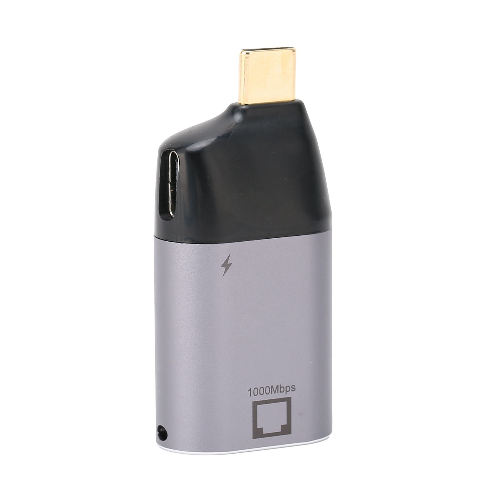 Usb-c-auf-rj45-adapter Aus Aluminiumlegierung, Pd3.0-ethernet-ladegerät-konverter (stecker/buchse)