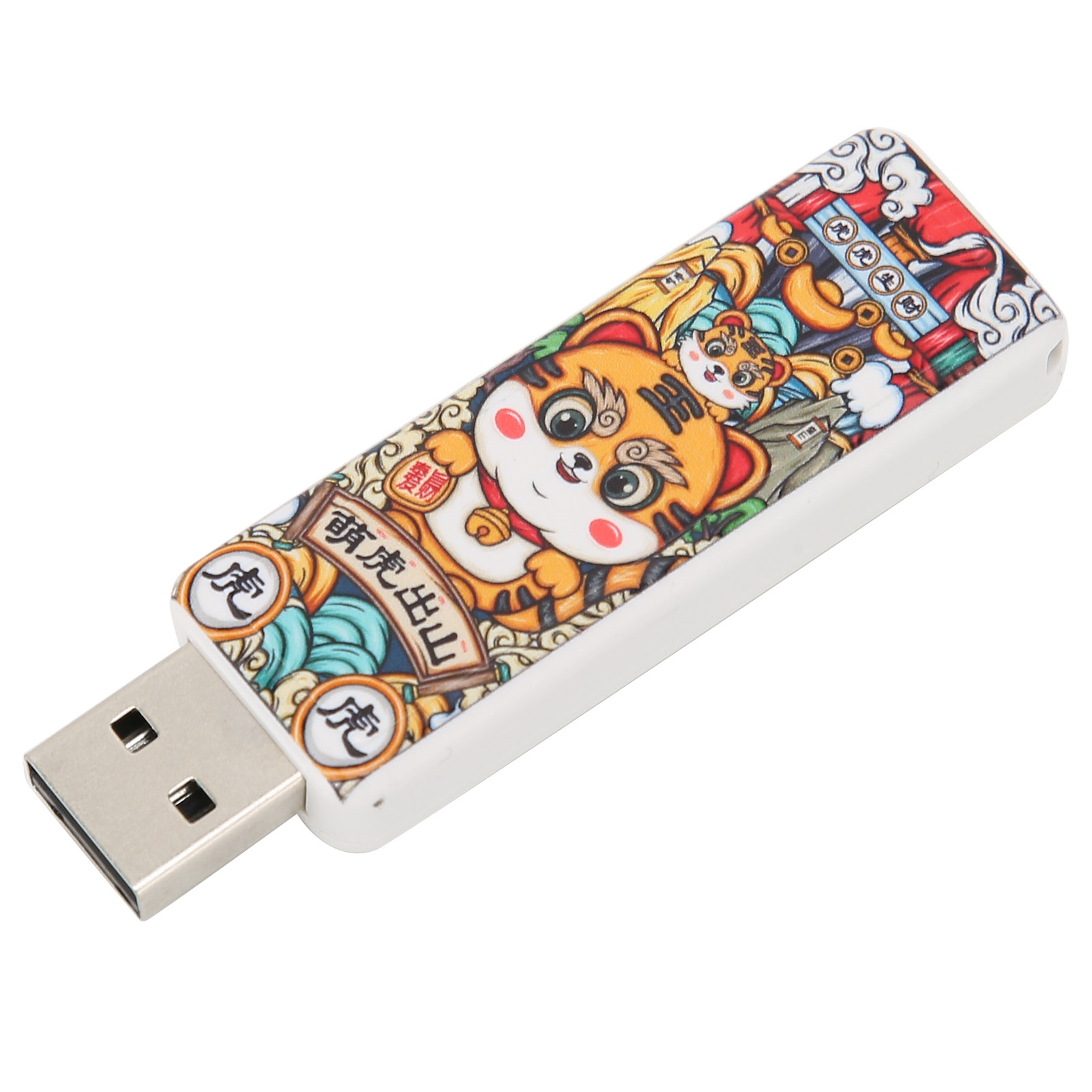 Usb 2.0-stick, Tiger-design, Hot-swap-fähig, Plug & Play, Stabil, Langlebig, Elektromagnetisch Unempfindlich, 32 Gb